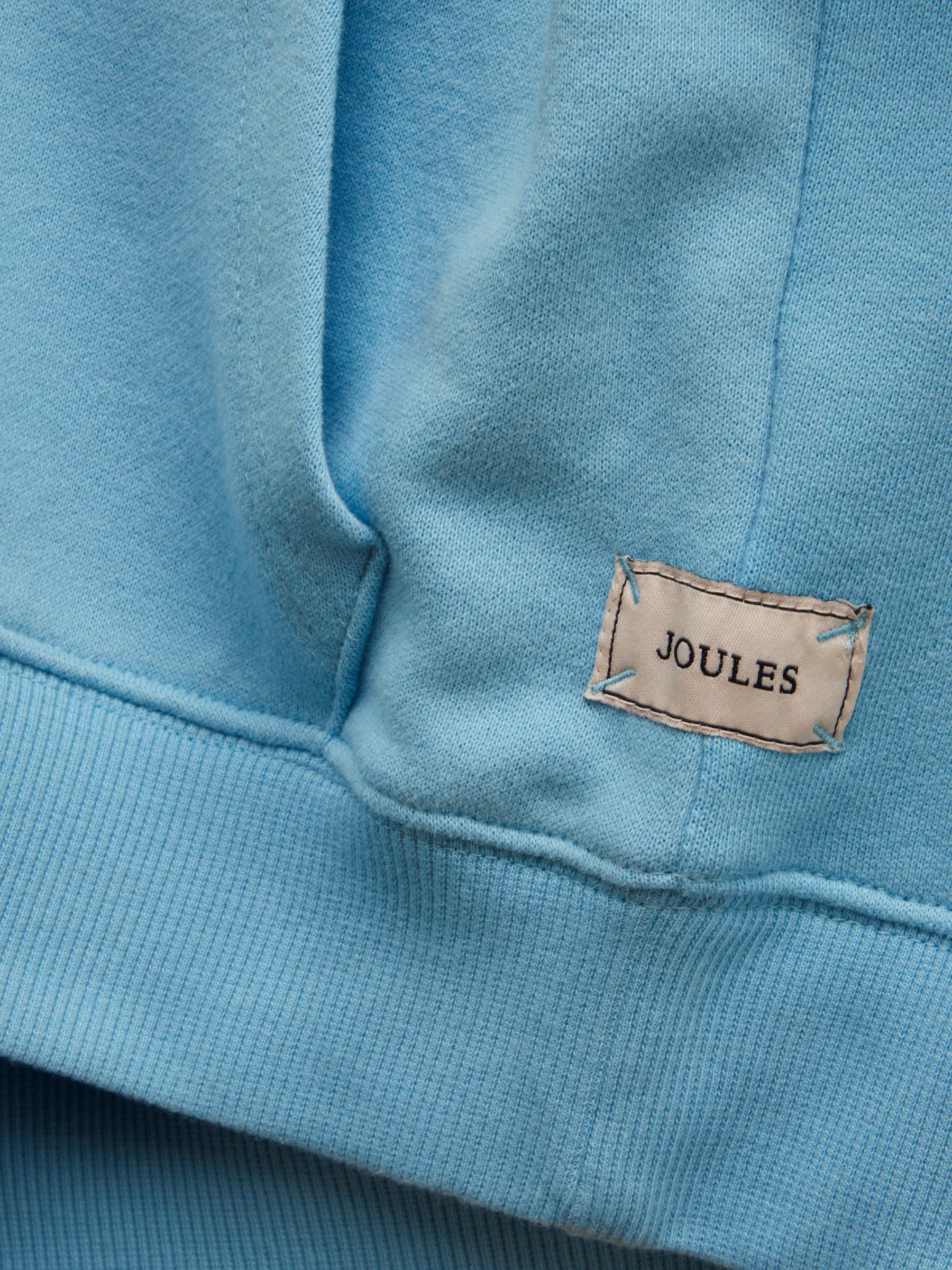 Kids' Alfie Pastel Blue Quarter Zip Sweatshirt - Image 5 of 6