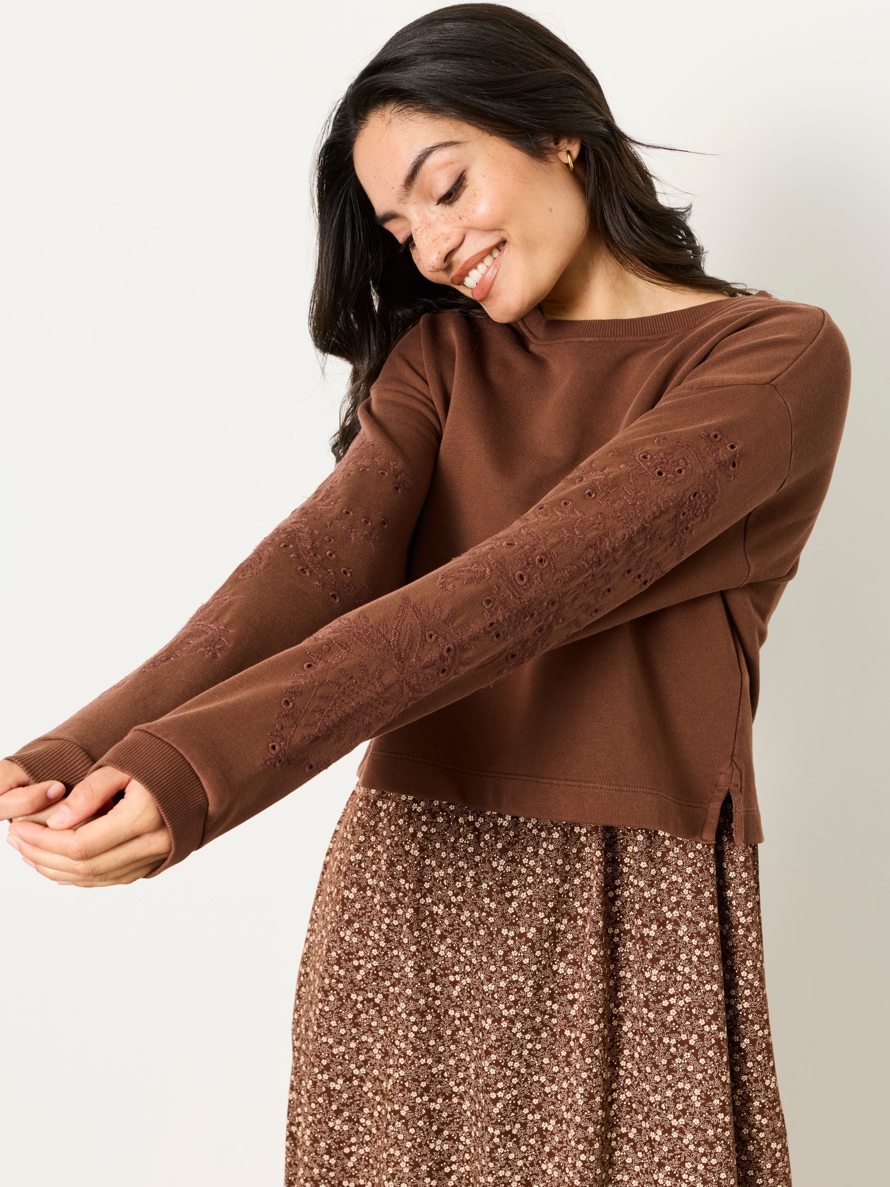brown buckle dress Magnol Dress