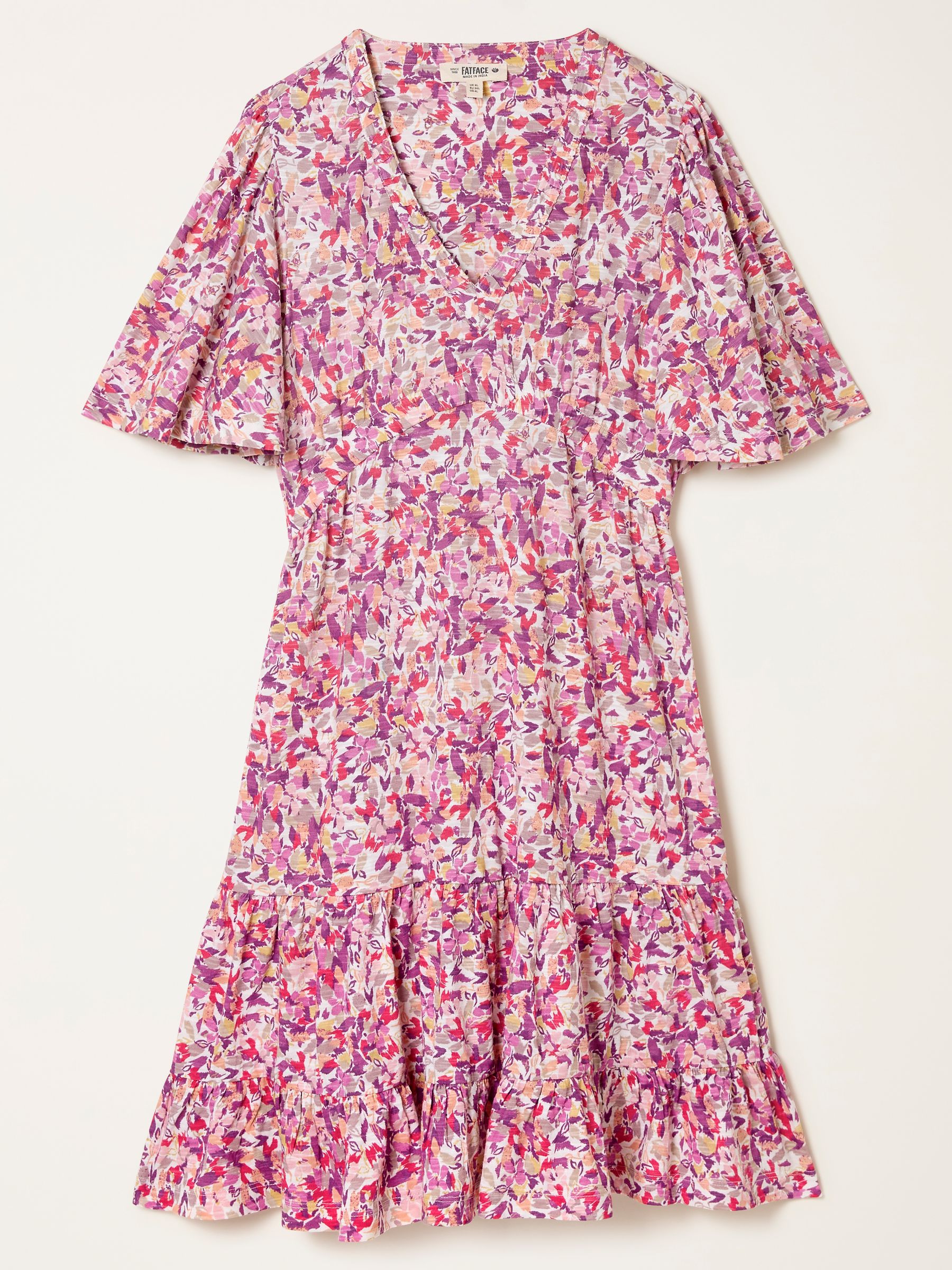 Grace Multi Confetti Floral Petite Jersey Dress - Image 6 of 7