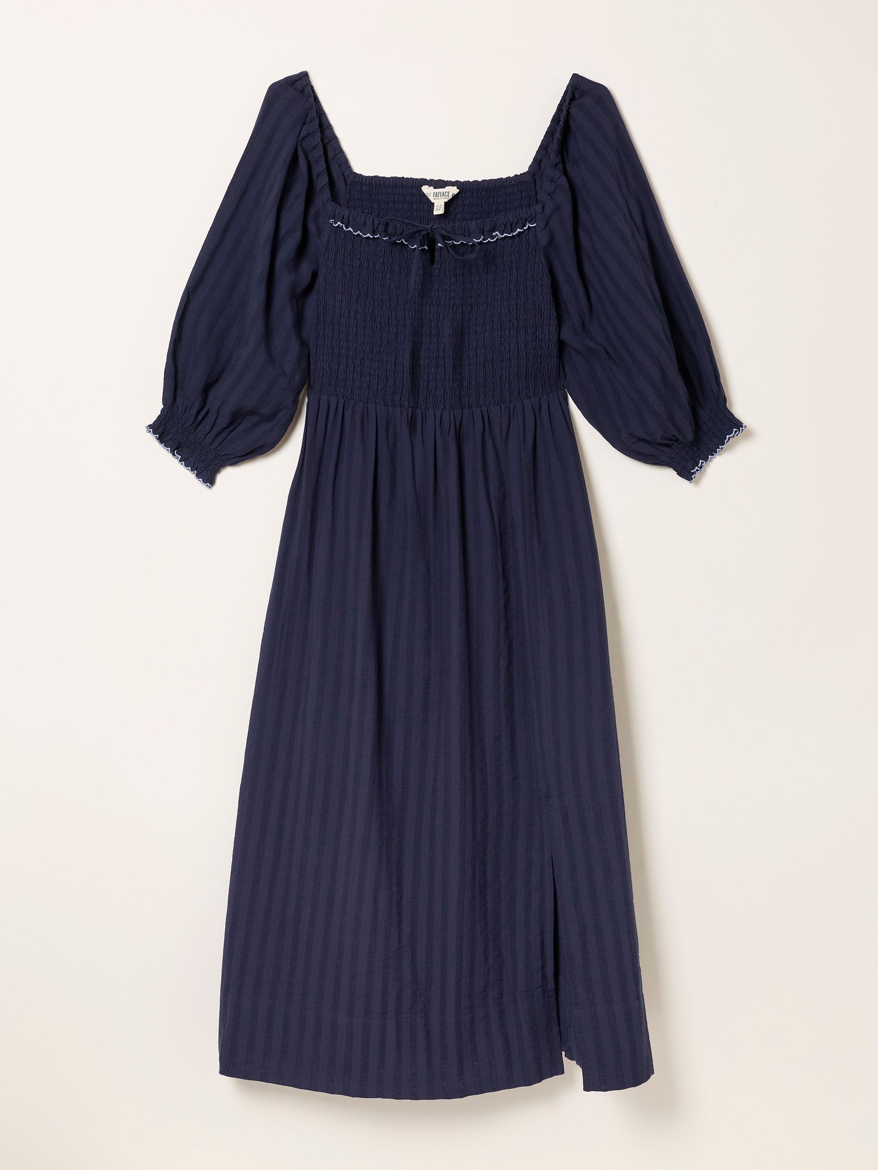 Amelie Navy Petite Midi Dress - Image 5 of 6
