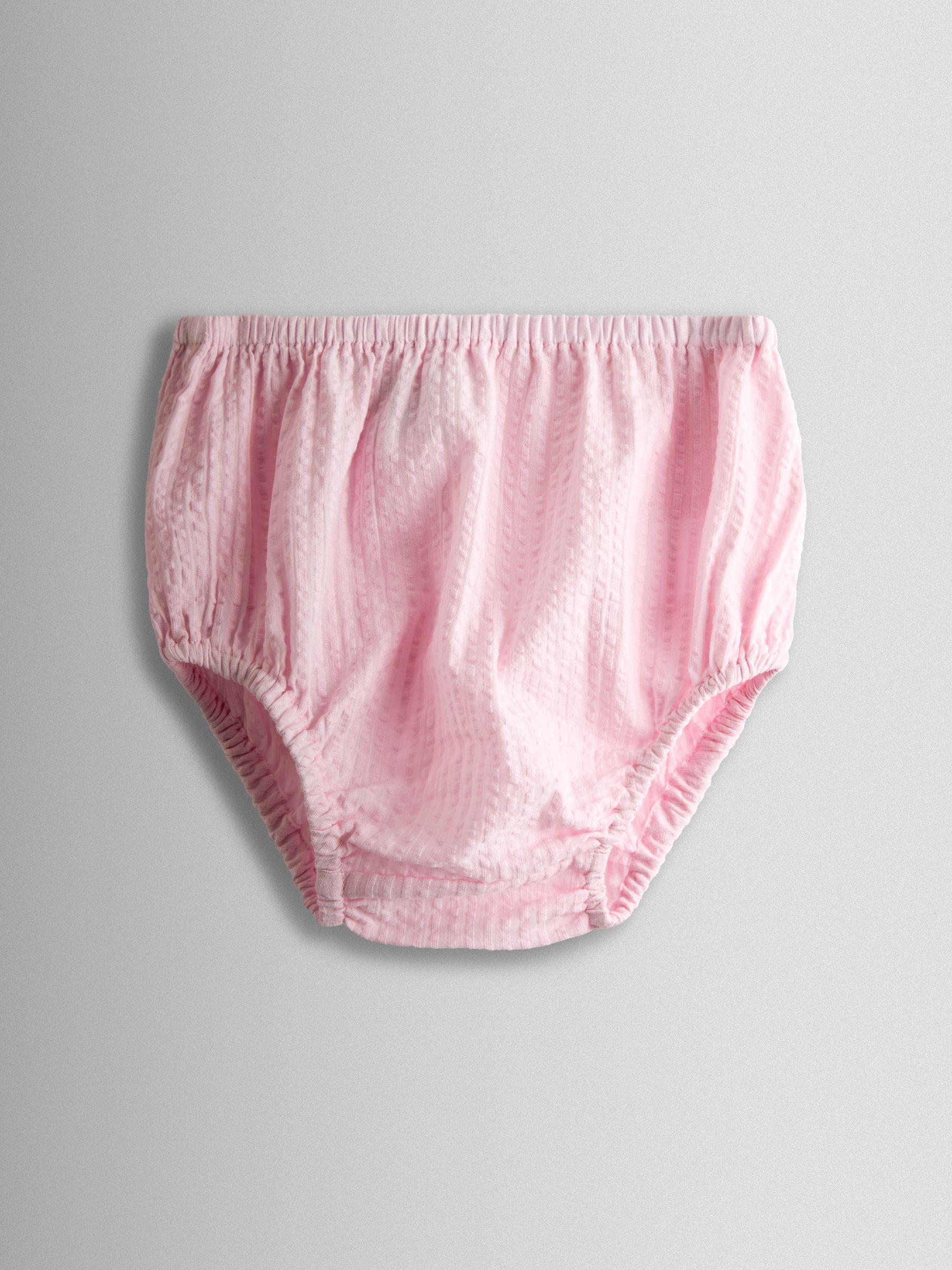 Pink Flopsy Bunny Embroidered Dress & Knicker Set - Image 5 of 7