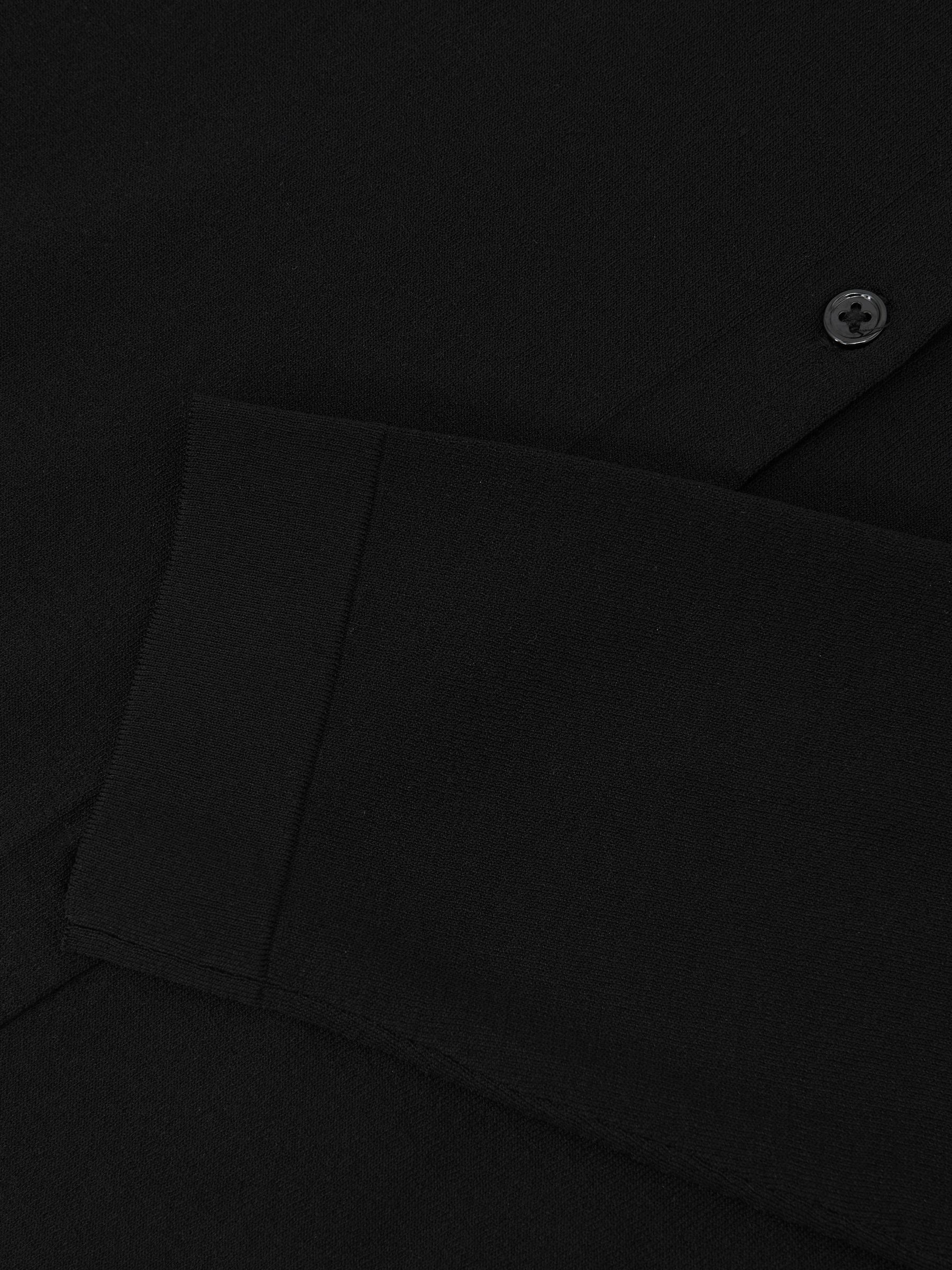 Lightweight Cropped Cardigan in Black - Image 6 of 6