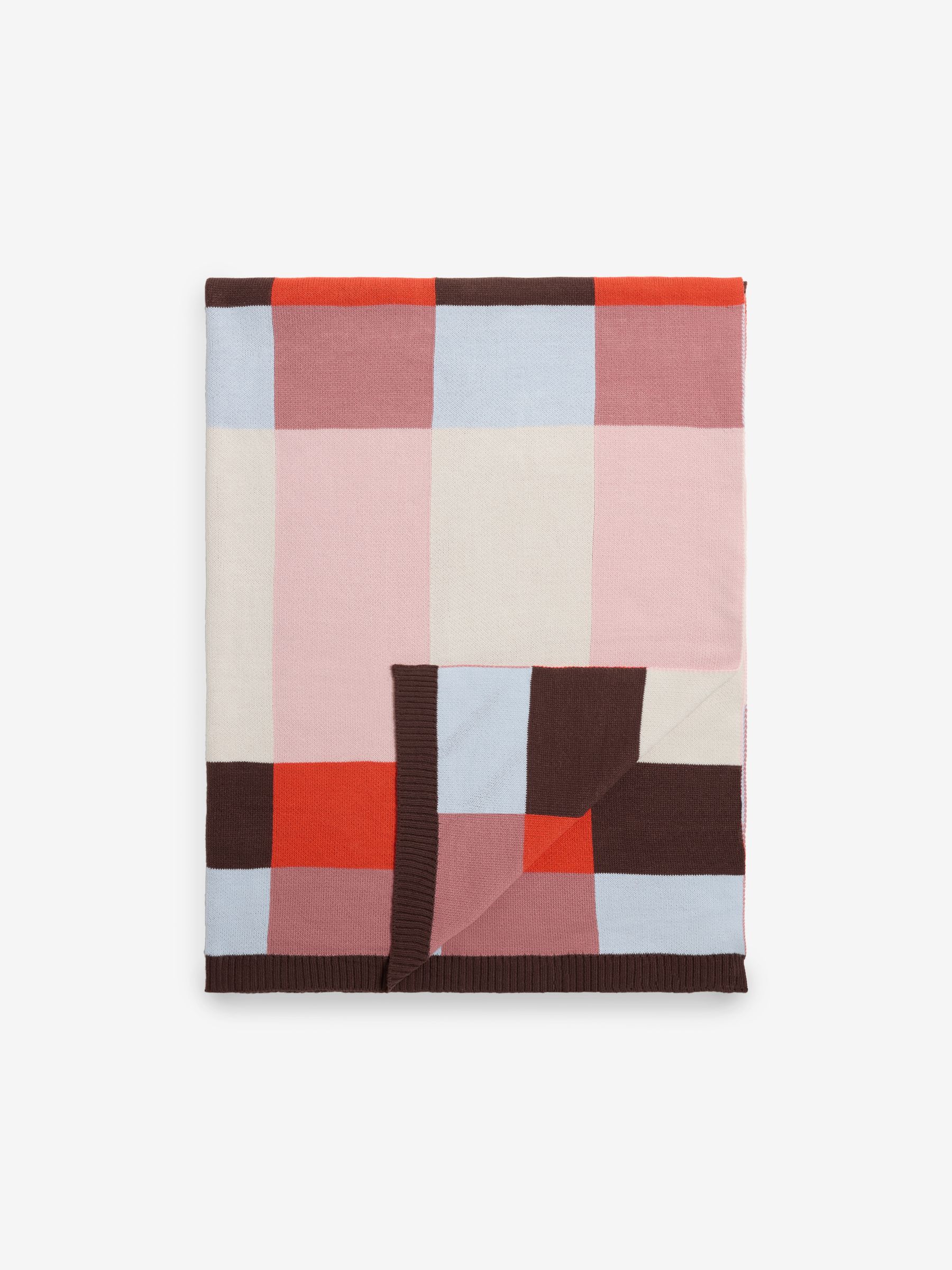 Keava Knitted Throw in Multi - Image 5 of 6