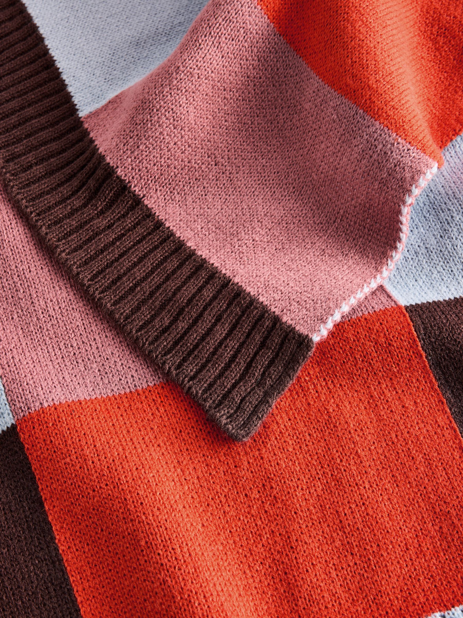 Keava Knitted Throw in Multi - Image 6 of 6