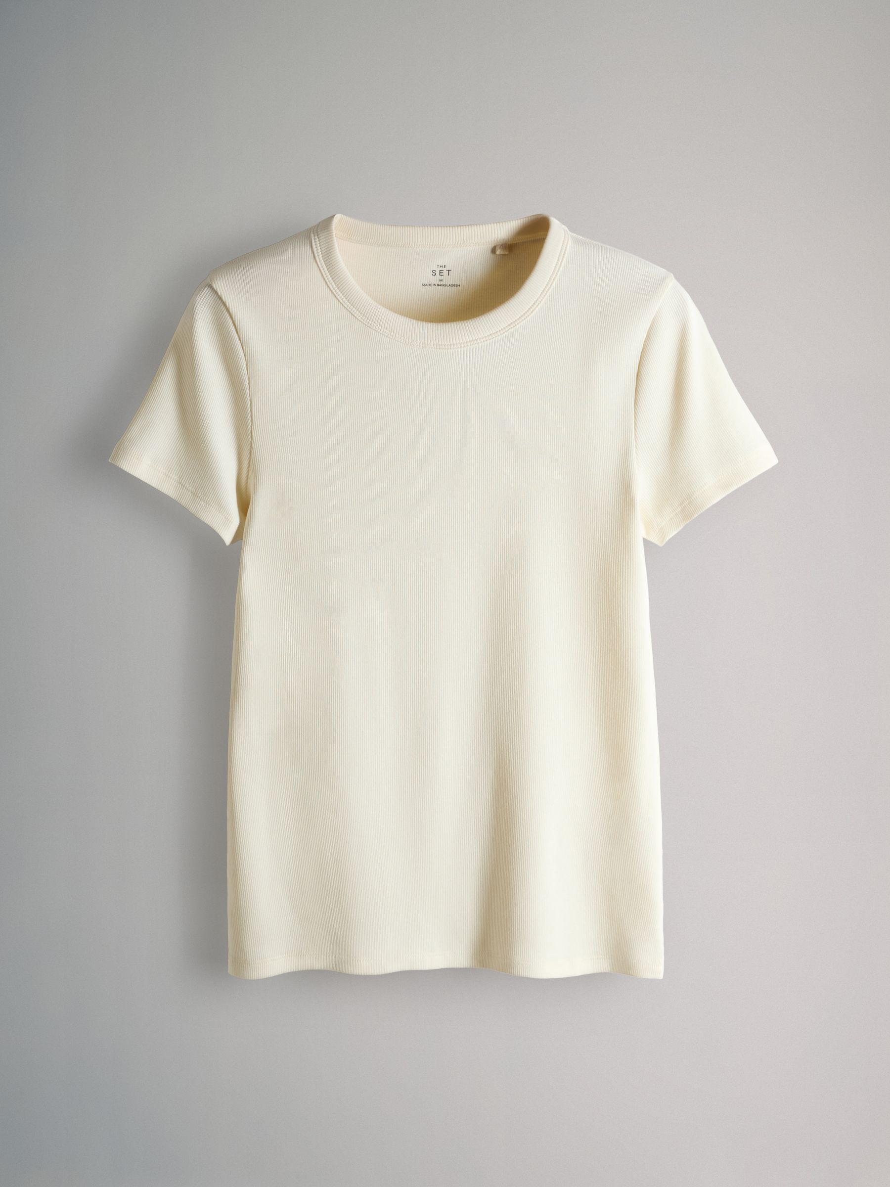 Multi 5 Pack Short Sleeve Ribbed T-Shirts - Image 3 of 6