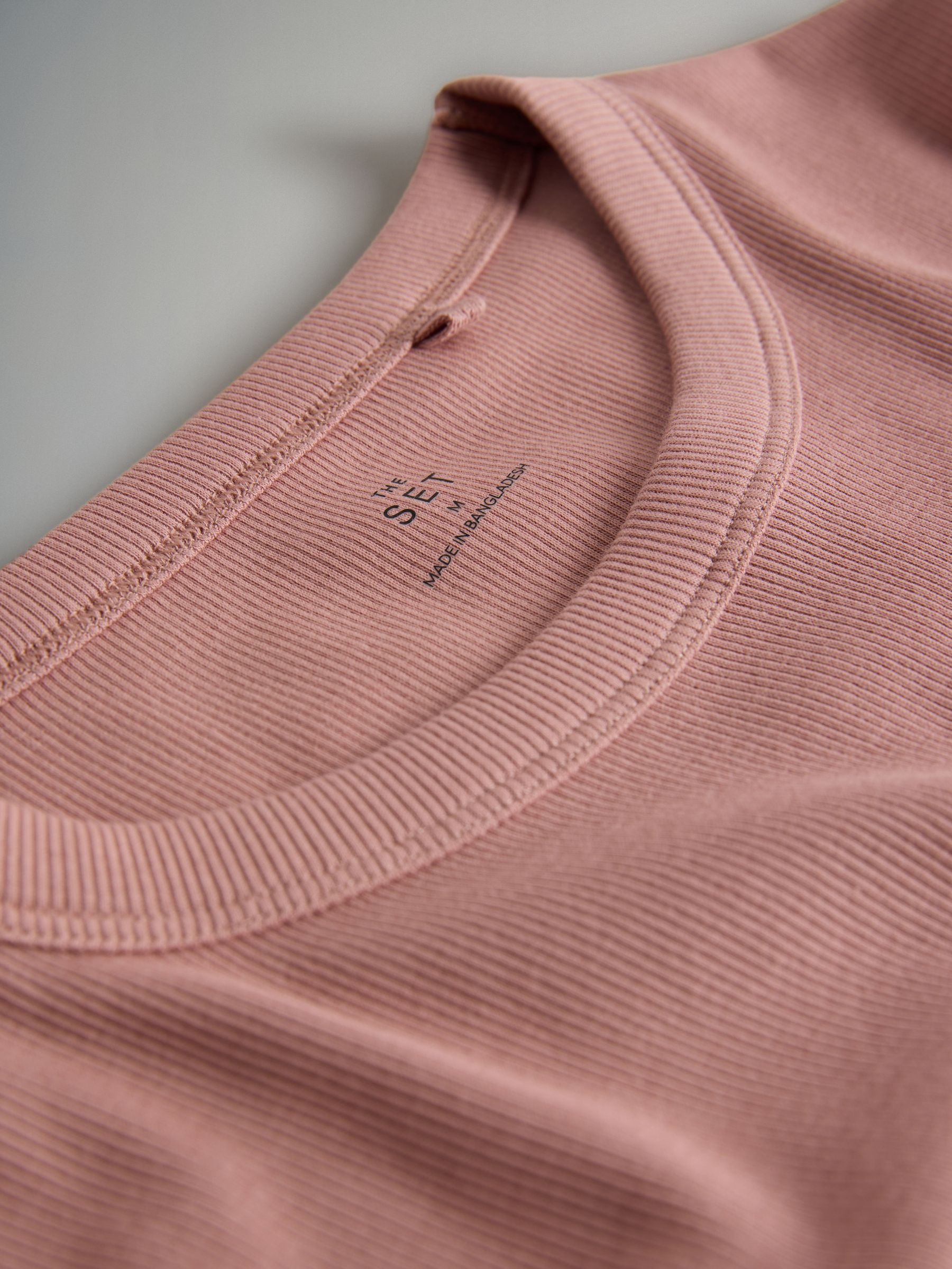 Multi 5 Pack Short Sleeve Ribbed T-Shirts - Image 6 of 6 Multi 5 Pack Short Sleeve Ribbed T-Shirts - Image 6 of 6