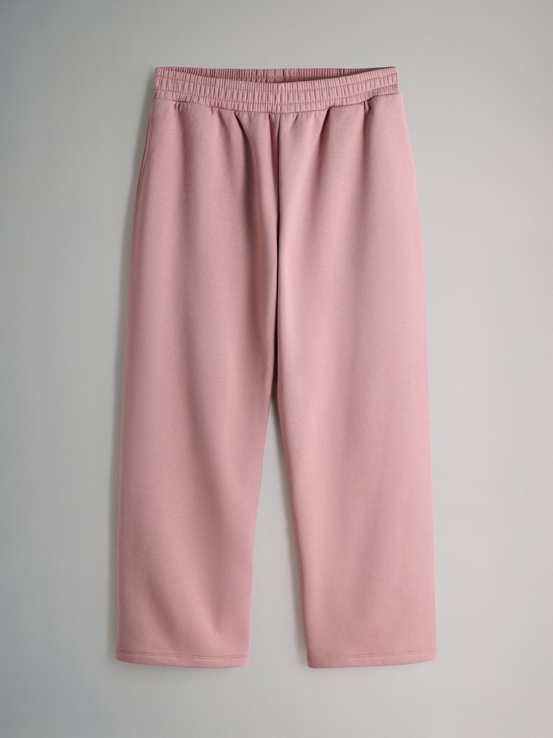 Chocolate Brown/Pink/Cream 3 Pack Wide Leg Joggers - Image 3 of 6