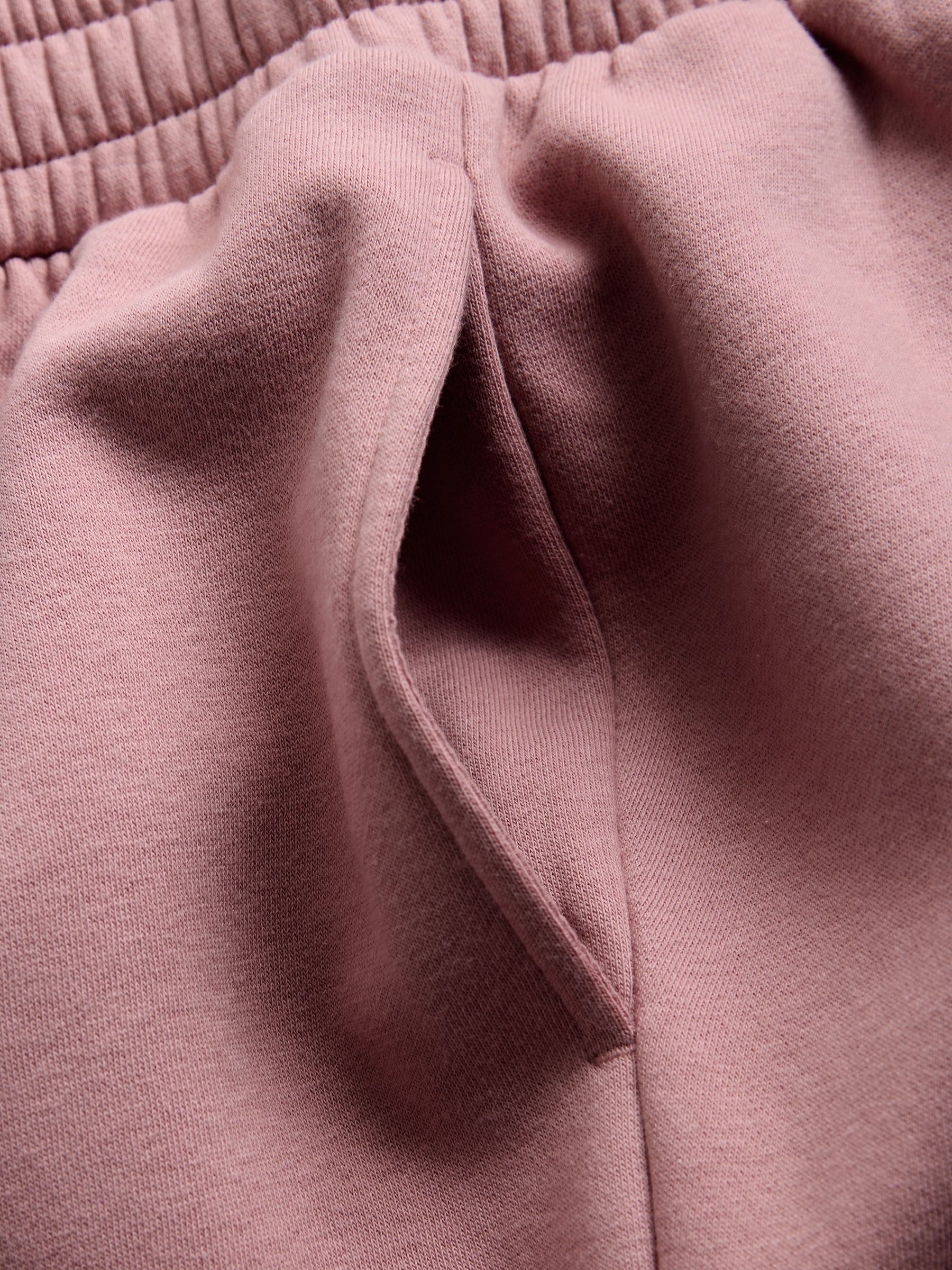 Chocolate Brown/Pink/Cream 3 Pack Wide Leg Joggers - Image 5 of 6