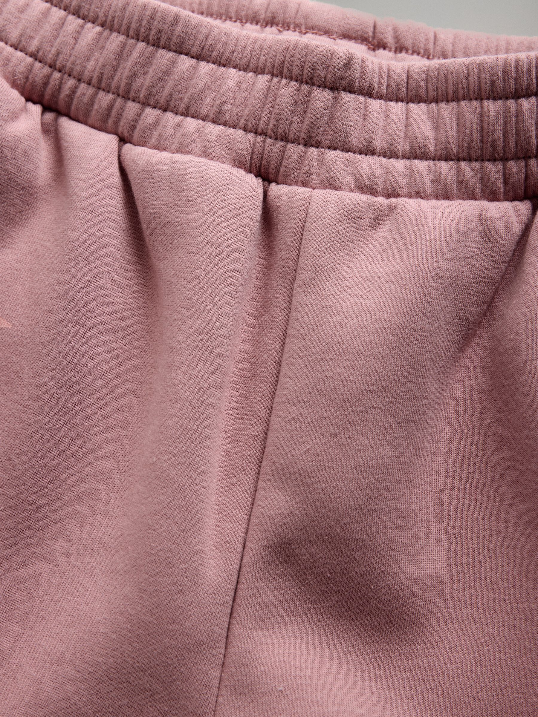 Chocolate Brown/Pink/Cream 3 Pack Wide Leg Joggers - Image 6 of 6