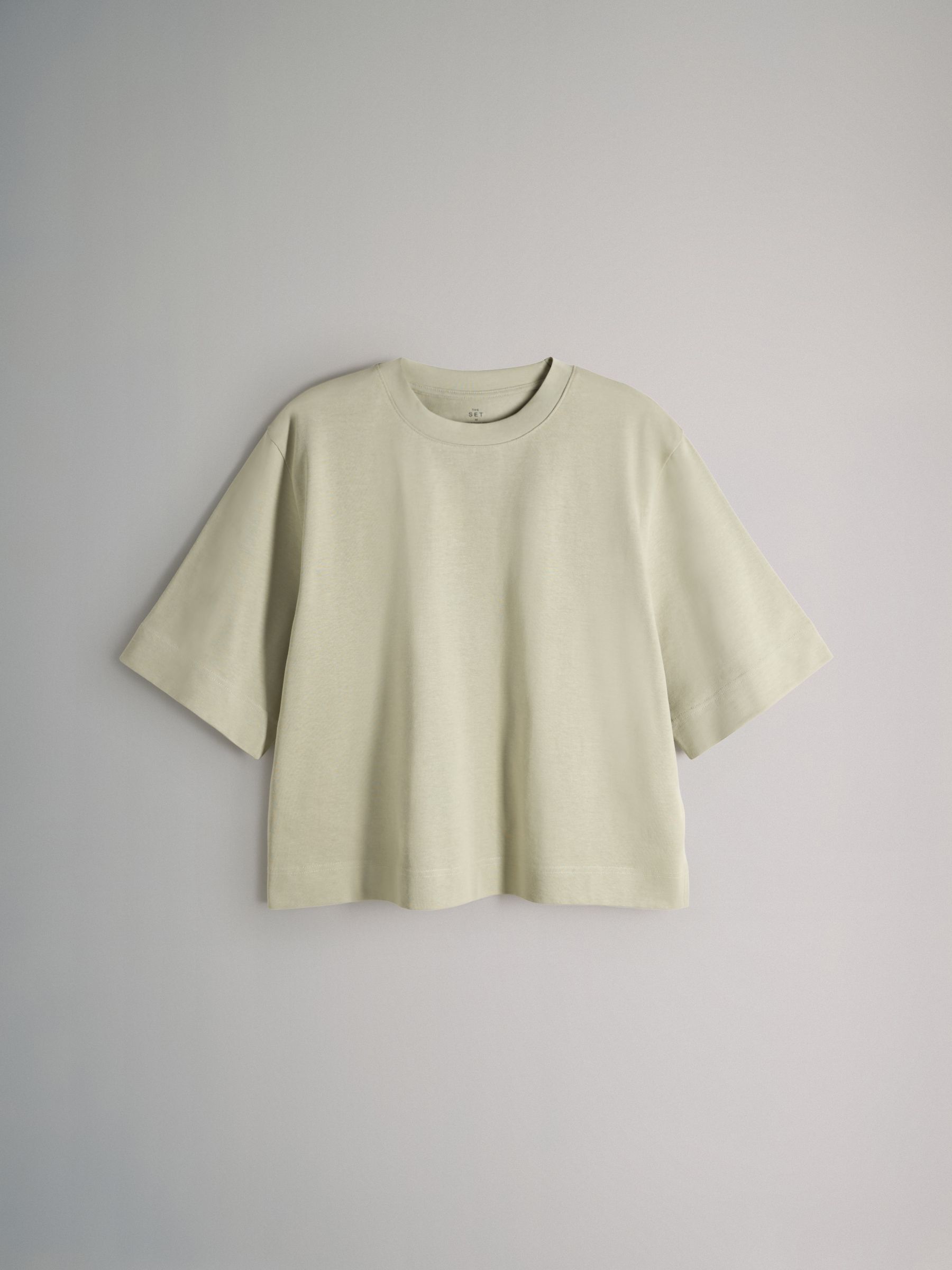 Navy/Light Green/White/Red Stripe 4 Pack Heavyweight Relaxed Short Sleeve T-Shirts - Image 3 of 6