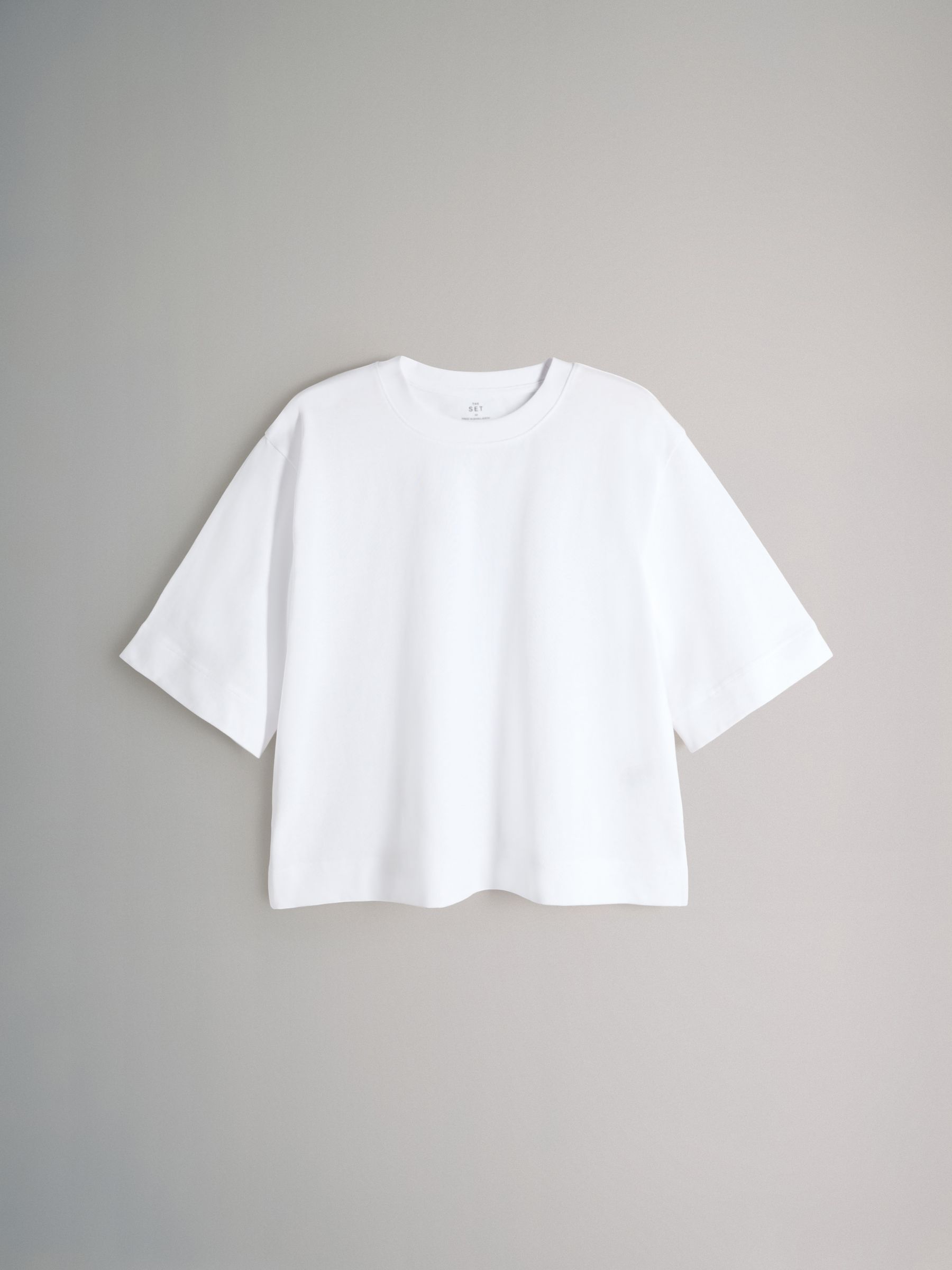 Navy/Light Green/White/Red Stripe 4 Pack Heavyweight Relaxed Short Sleeve T-Shirts - Image 5 of 6