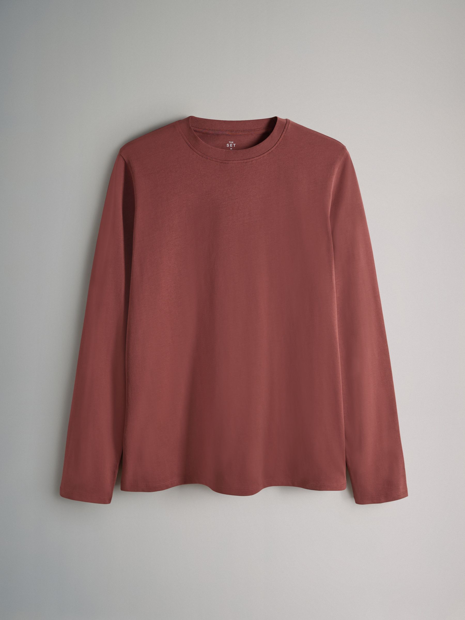 4 Pack 100% Cotton Long Sleeve T-Shirts Multi Slim Fit - Image 4 of 6