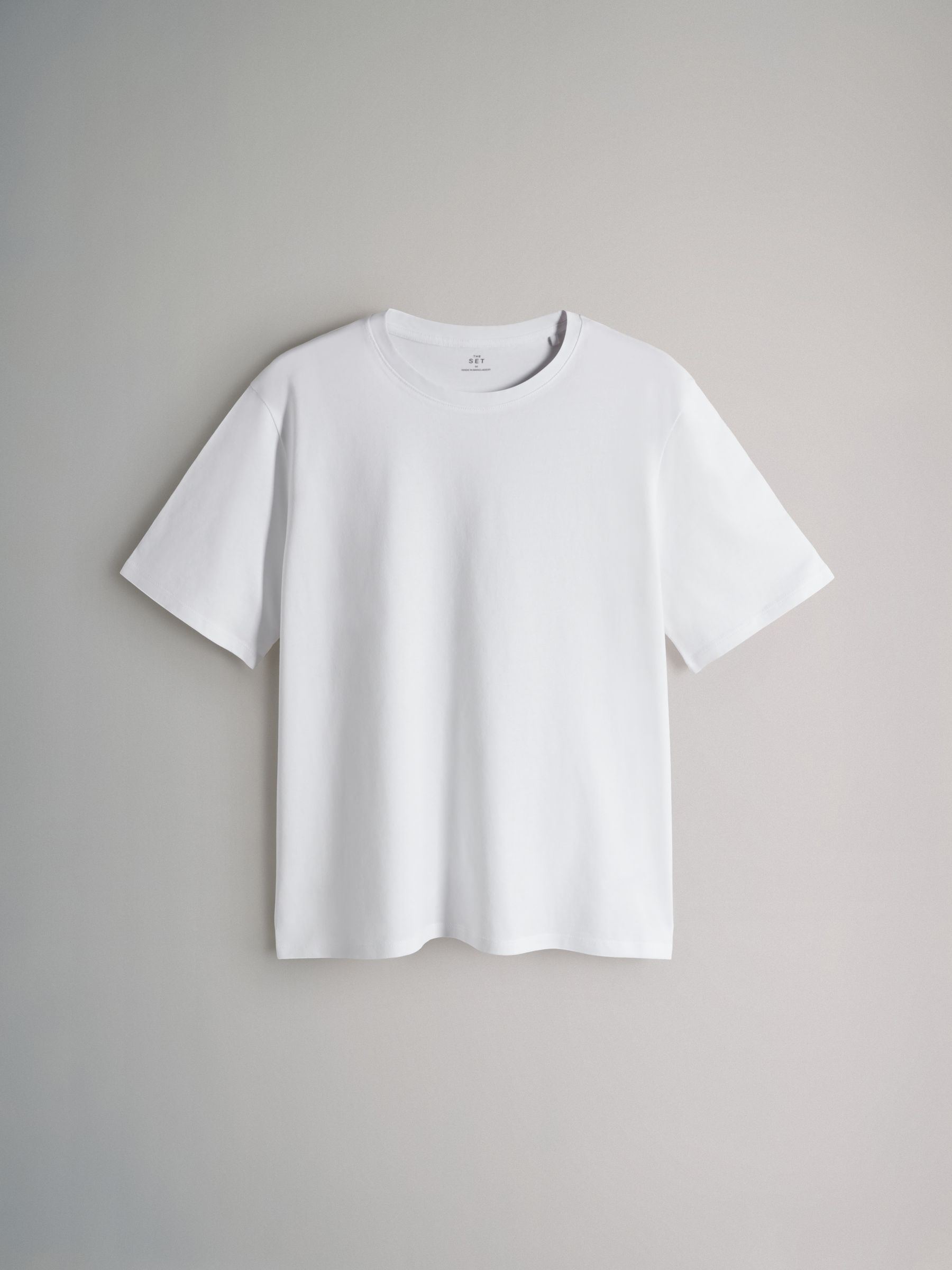 4 Pack Short Sleeved Relaxed T-Shirts Black/Stripe/Grey/White - Image 4 of 6