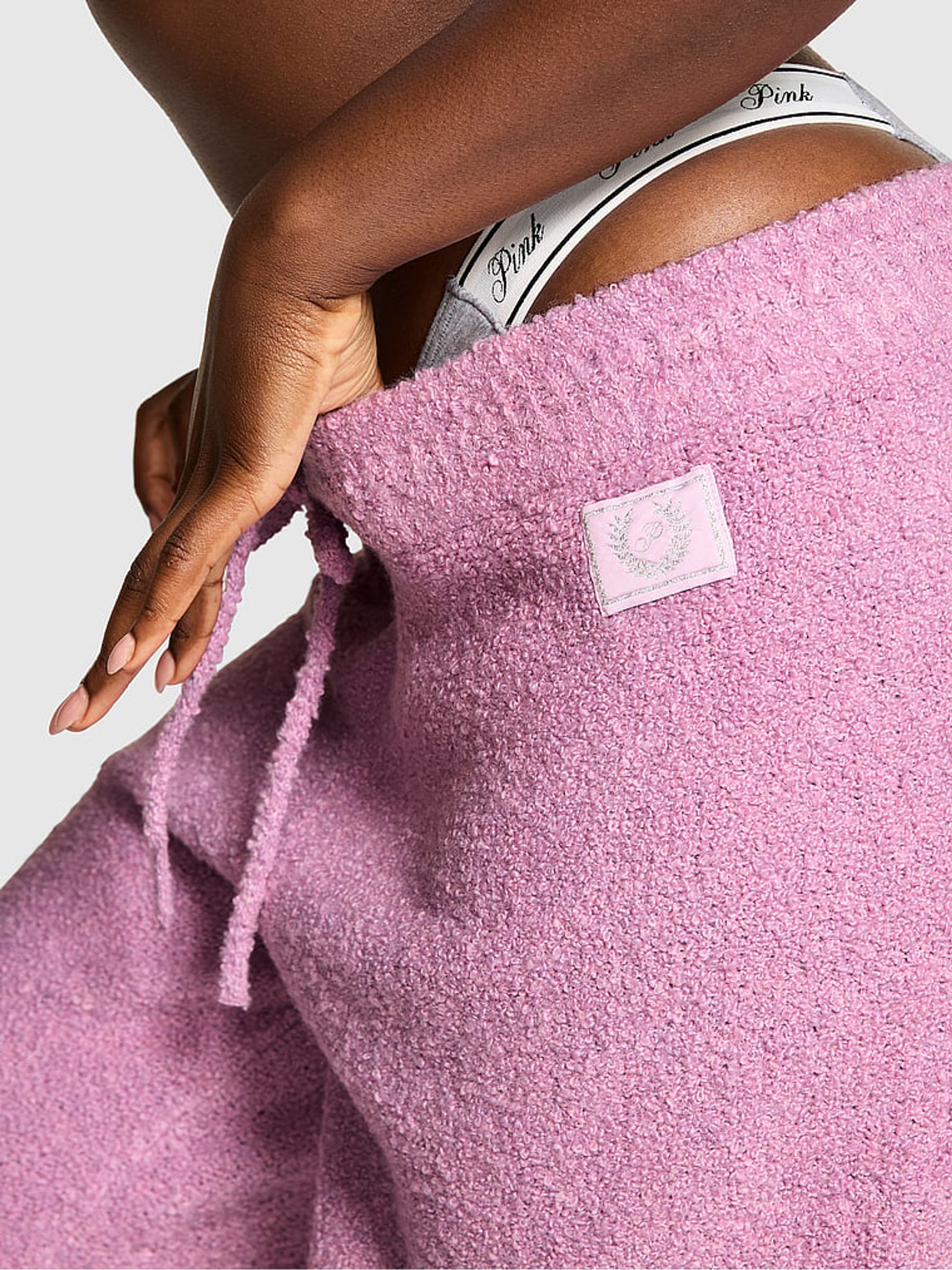 Hushed Lilac Purple Knitted Joggers - Image 2 of 2