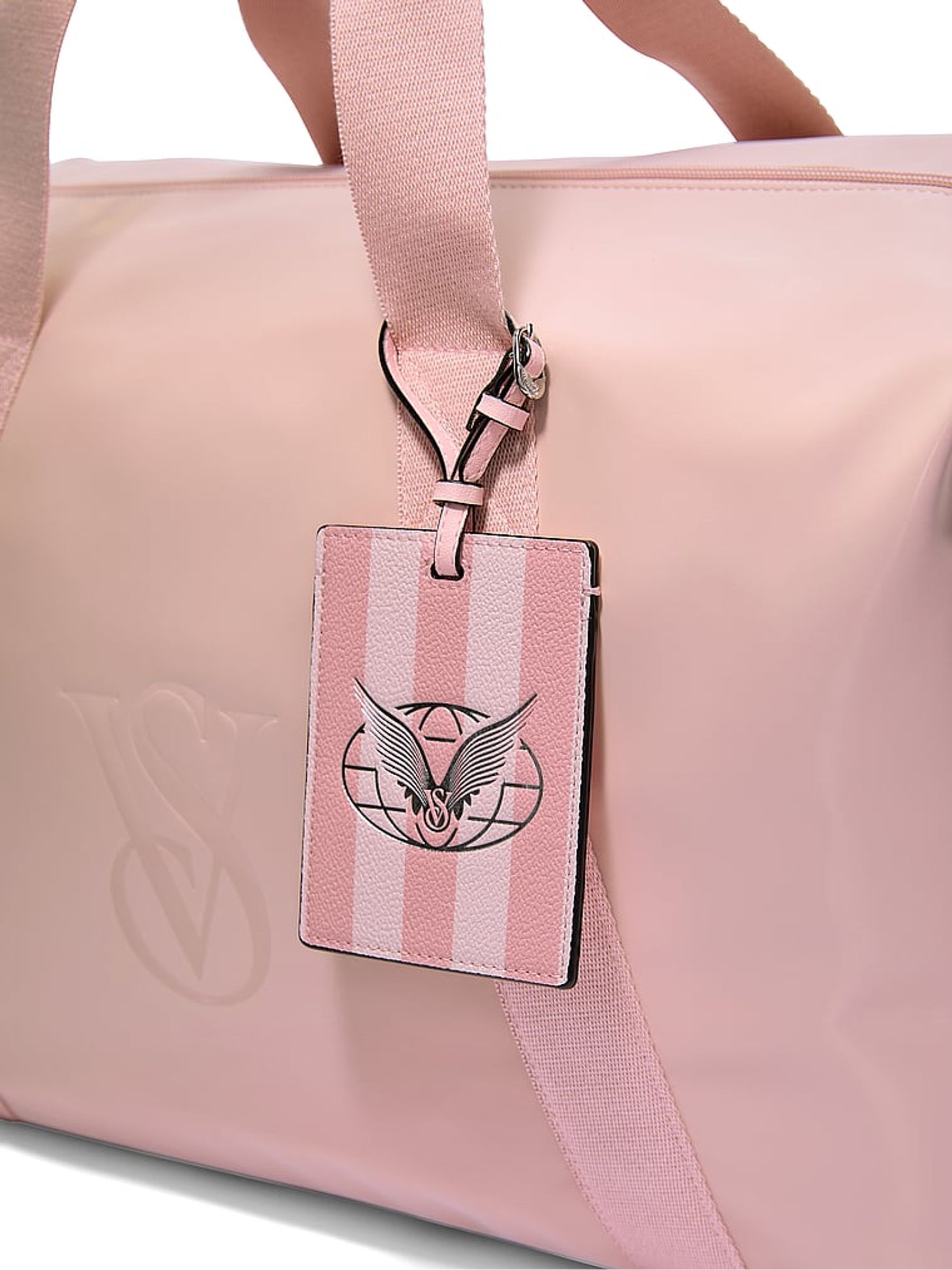 Iconic Stripe Pink Angel Essentials Luggage Tag - Image 3 of 3 Iconic Stripe Pink Angel Essentials Luggage Tag - Image 3 of 3