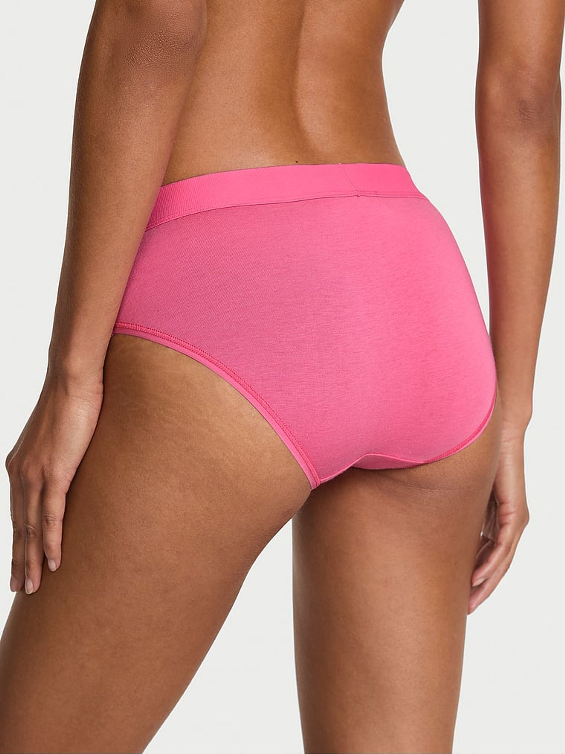 Rose Garden Pink Hipster Logo Shine Patch Knickers | Victoria's