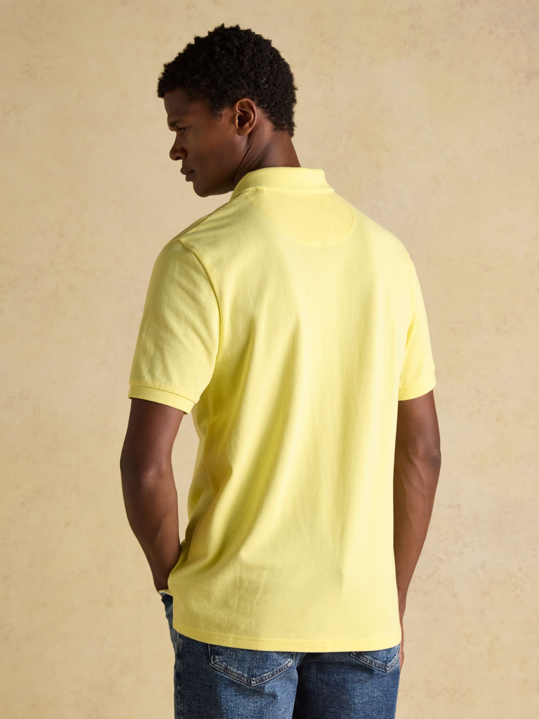 Woody Yellow Cotton Pique Polo Shirt - Image 2 of 9