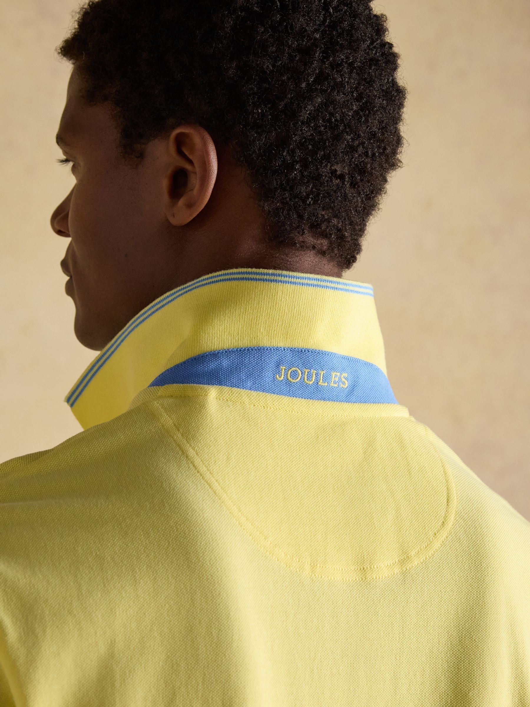 Woody Yellow Cotton Pique Polo Shirt - Image 7 of 9