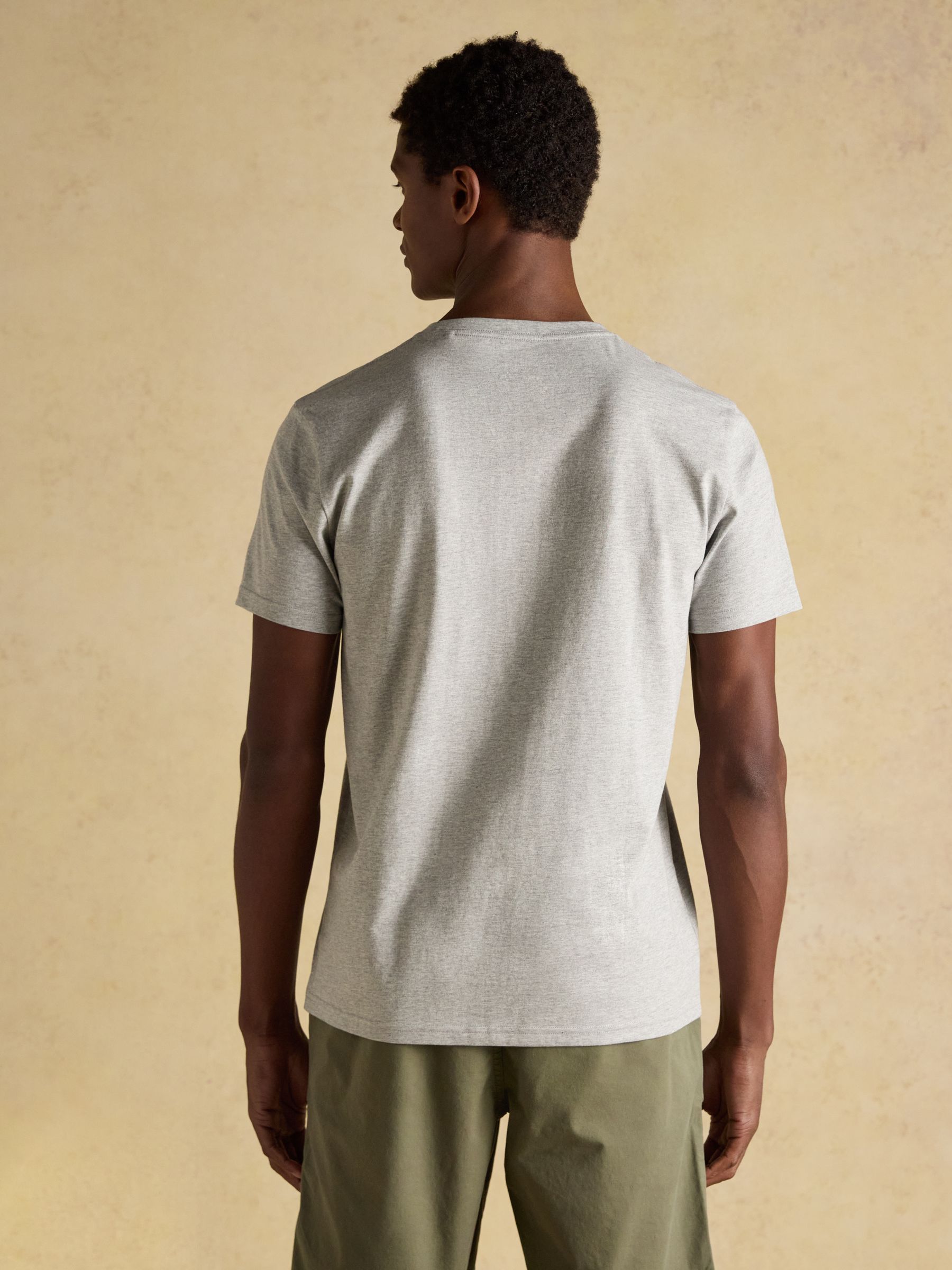 Everyday Grey Classic Fit Cotton T-Shirt - Image 10 of 11