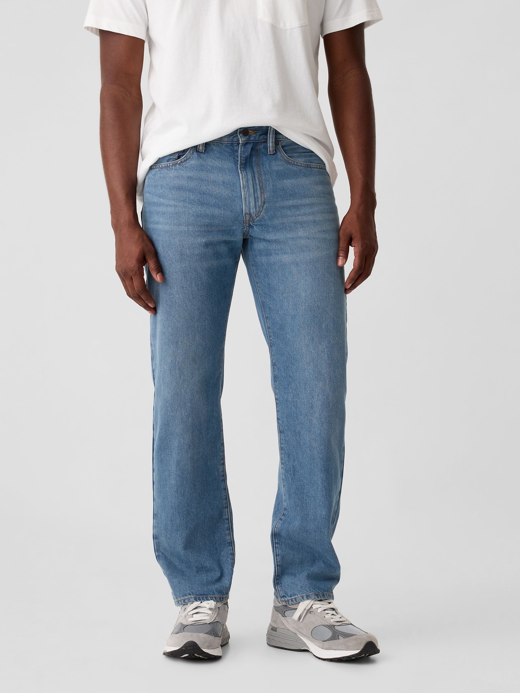 Blue Straight Fit Jeans - Image 3 of 8