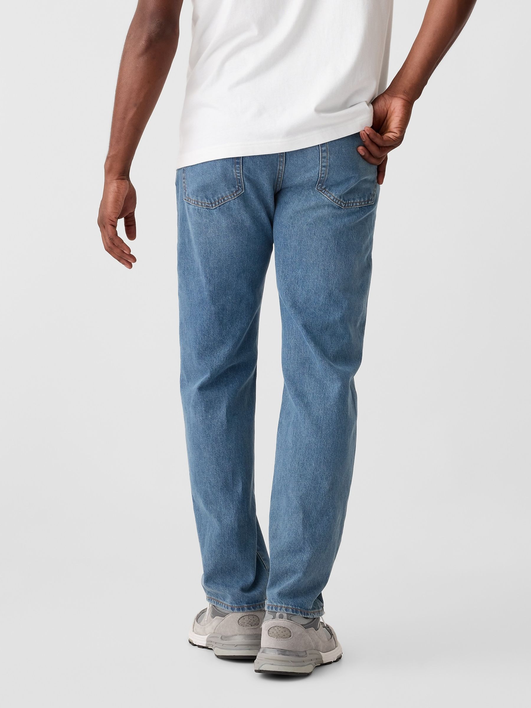 Blue Straight Fit Jeans - Image 4 of 8
