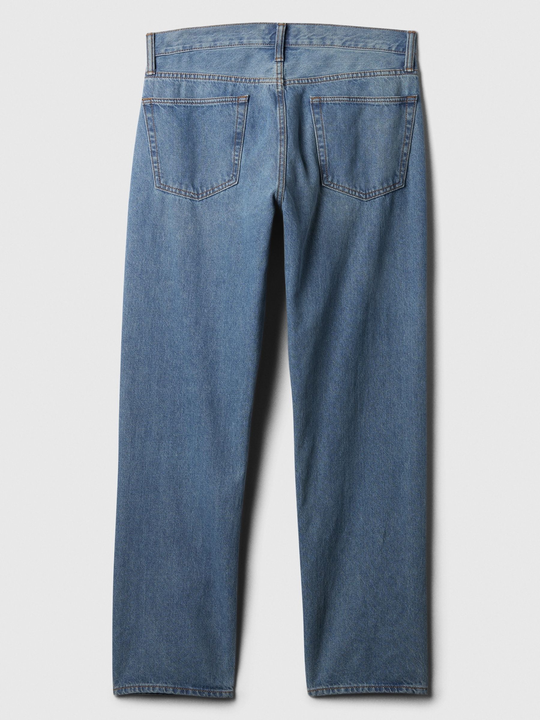 Blue Straight Fit Jeans - Image 7 of 8
