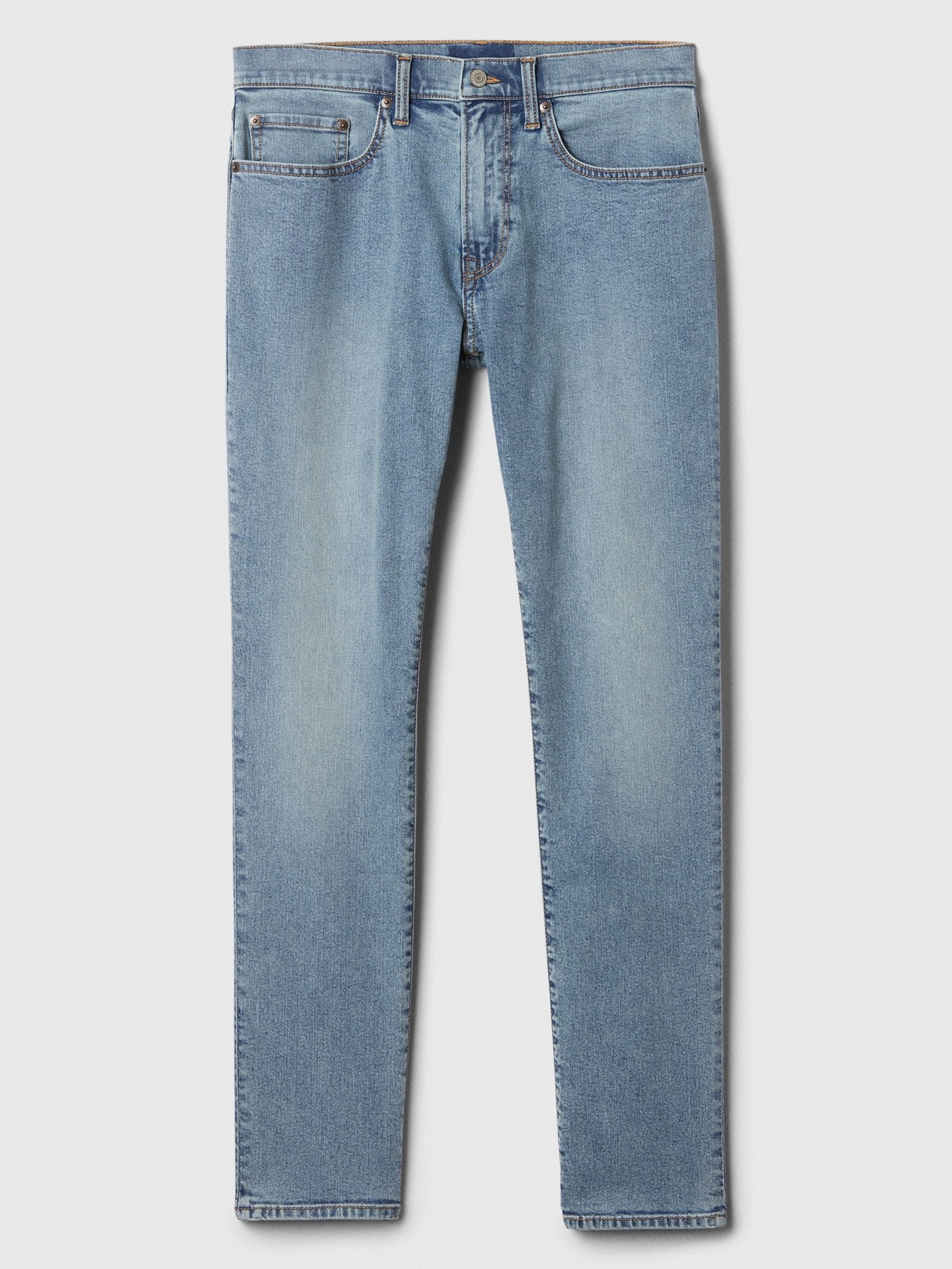Light Wash Blue Slim Jeans - Image 11 of 13