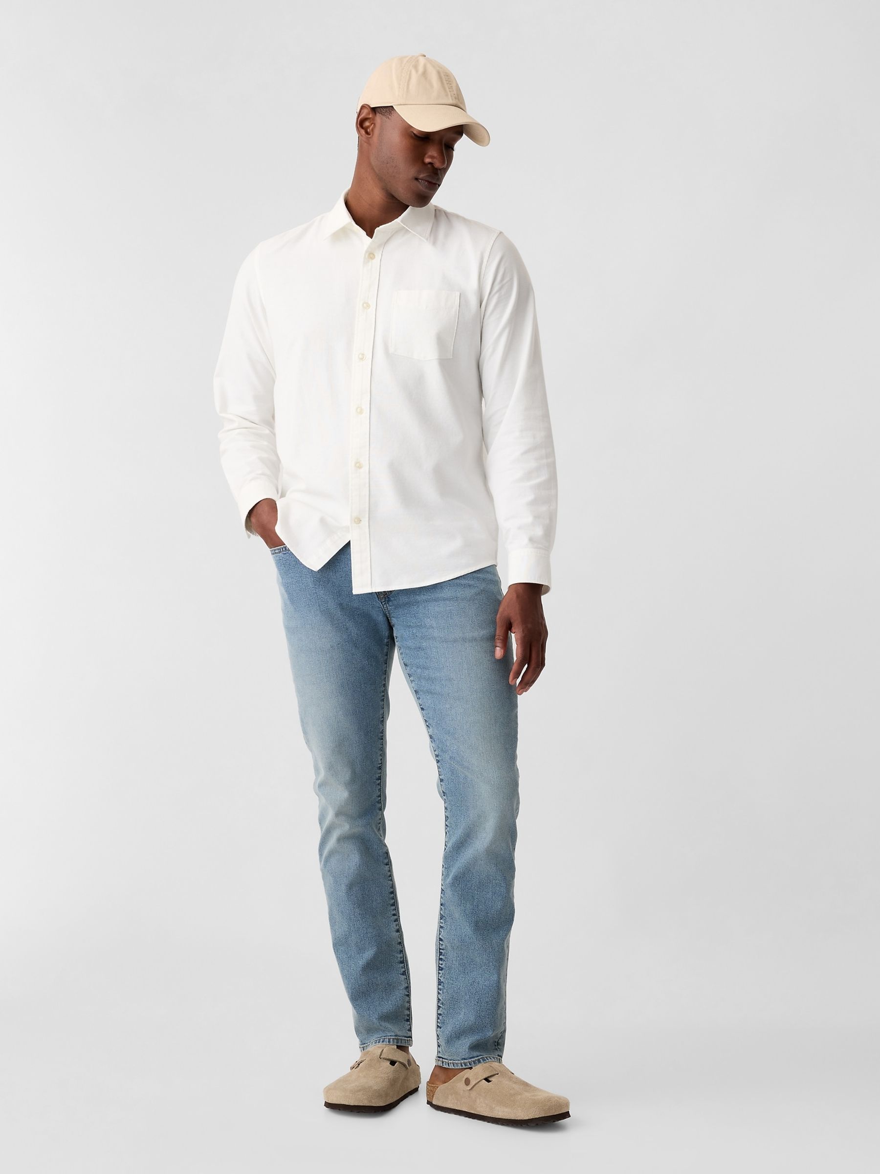 Light Wash Blue Slim Jeans - Image 5 of 13