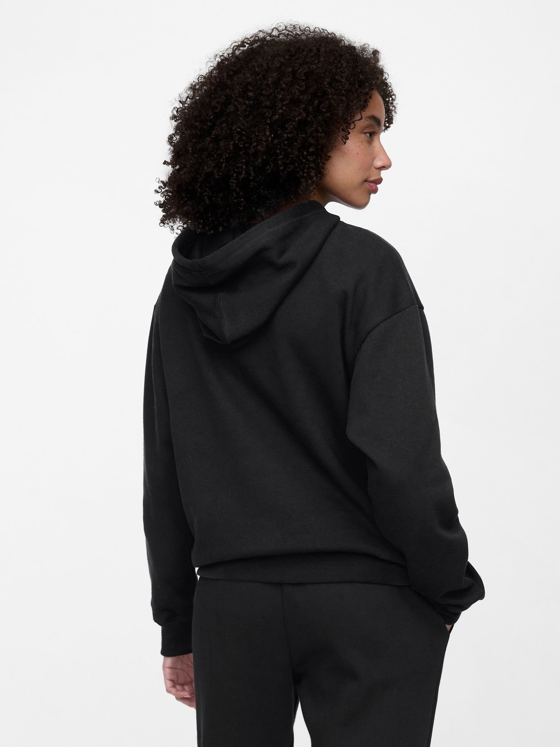 Jet Black Logo Hoodie - Image 2 of 4