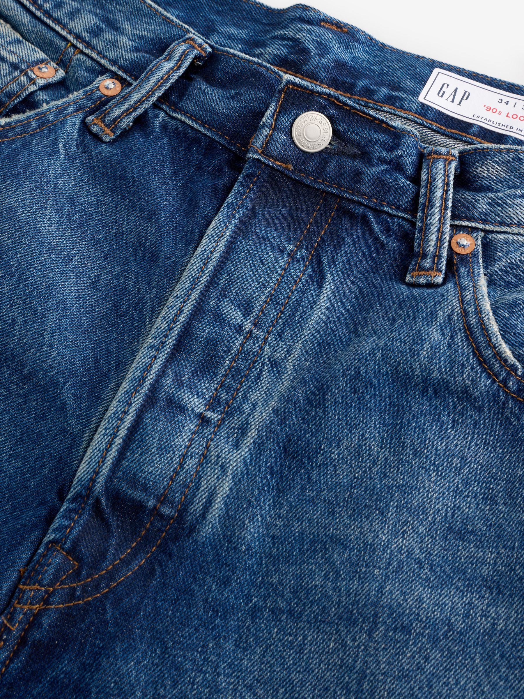 Blue 90s Loose Jeans - Image 3 of 3