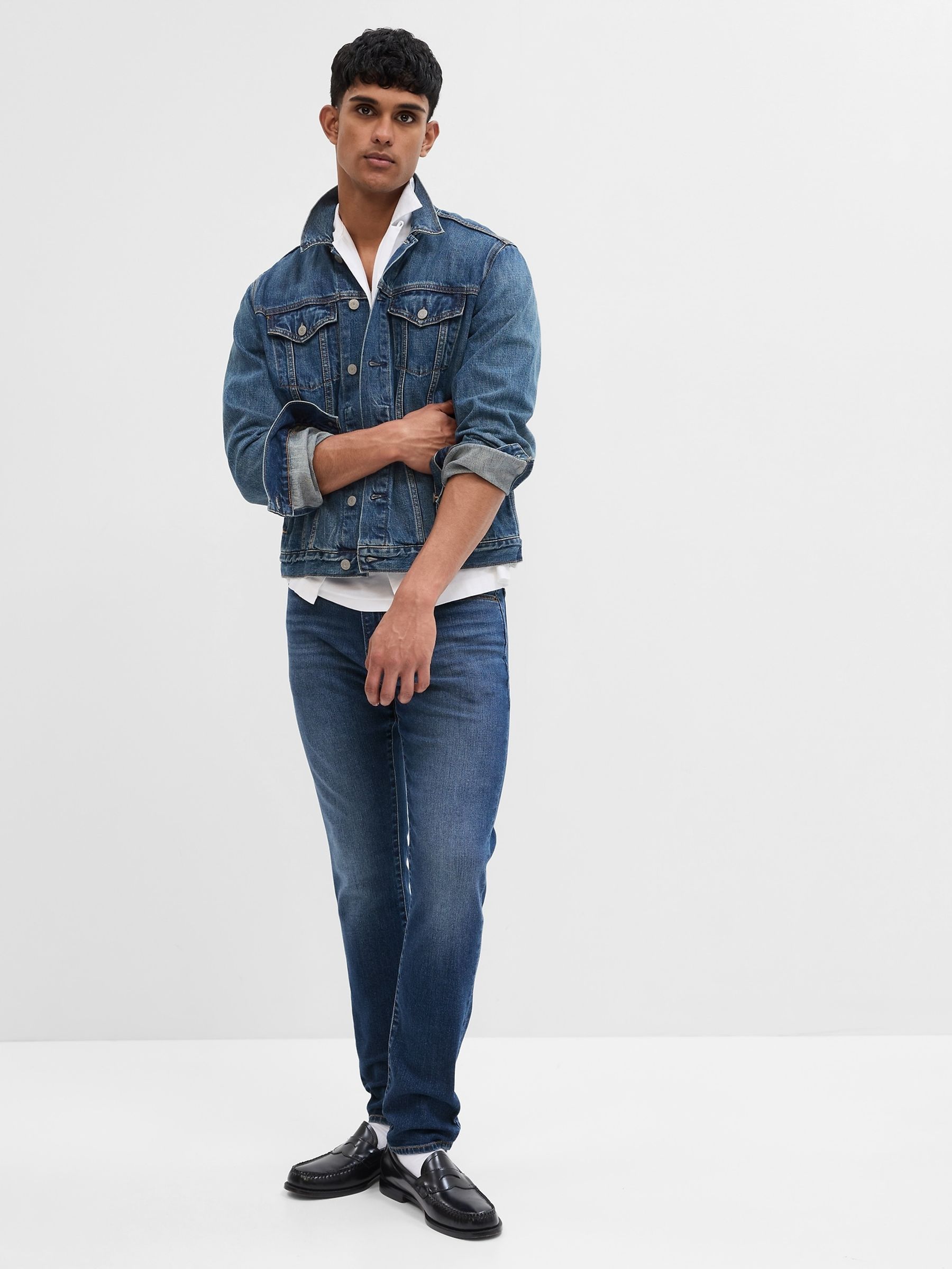 Blue Slim Soft Wear Jeans - Image 4 of 7
