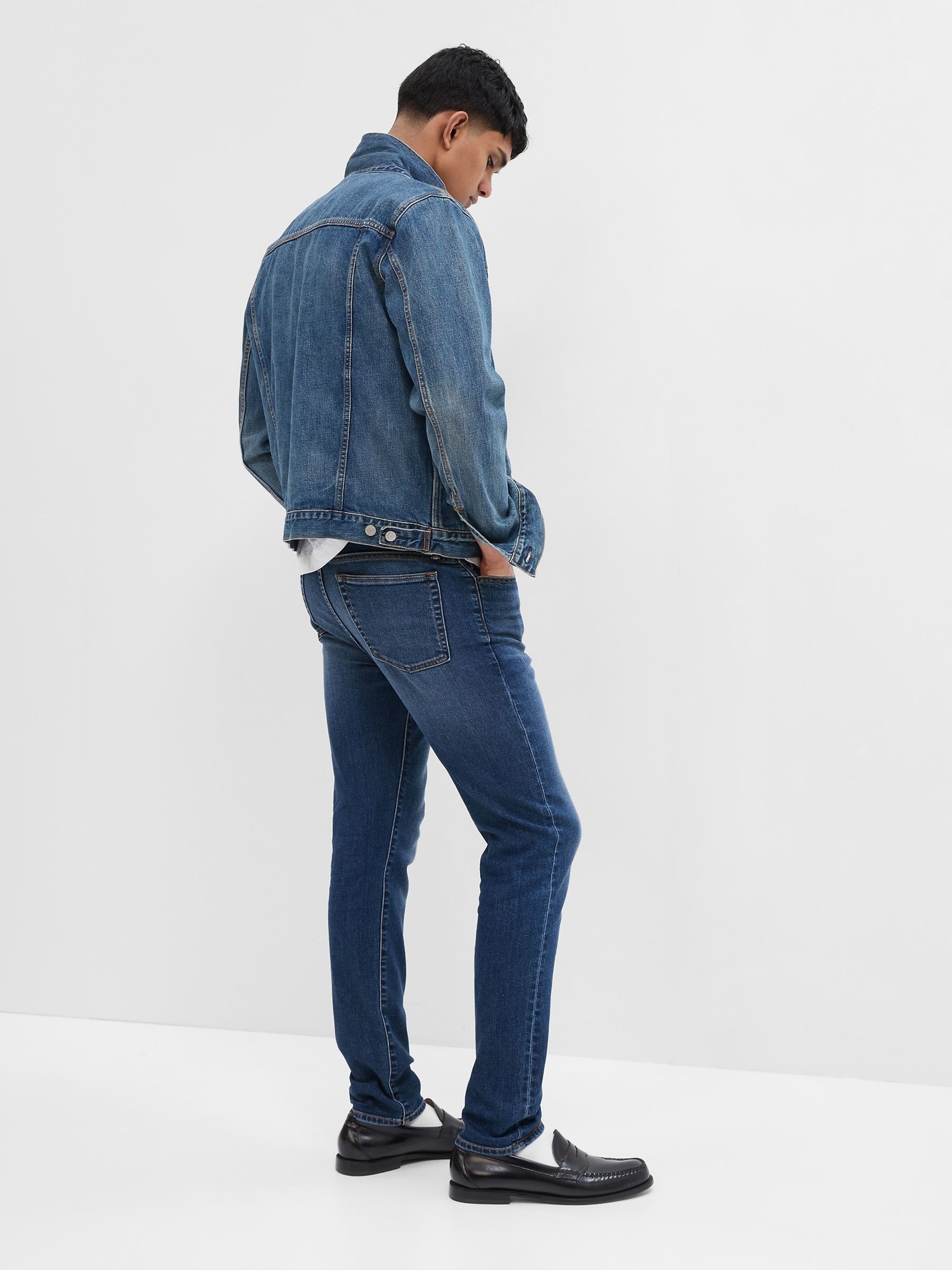 Blue Slim Soft Wear Jeans - Image 5 of 7
