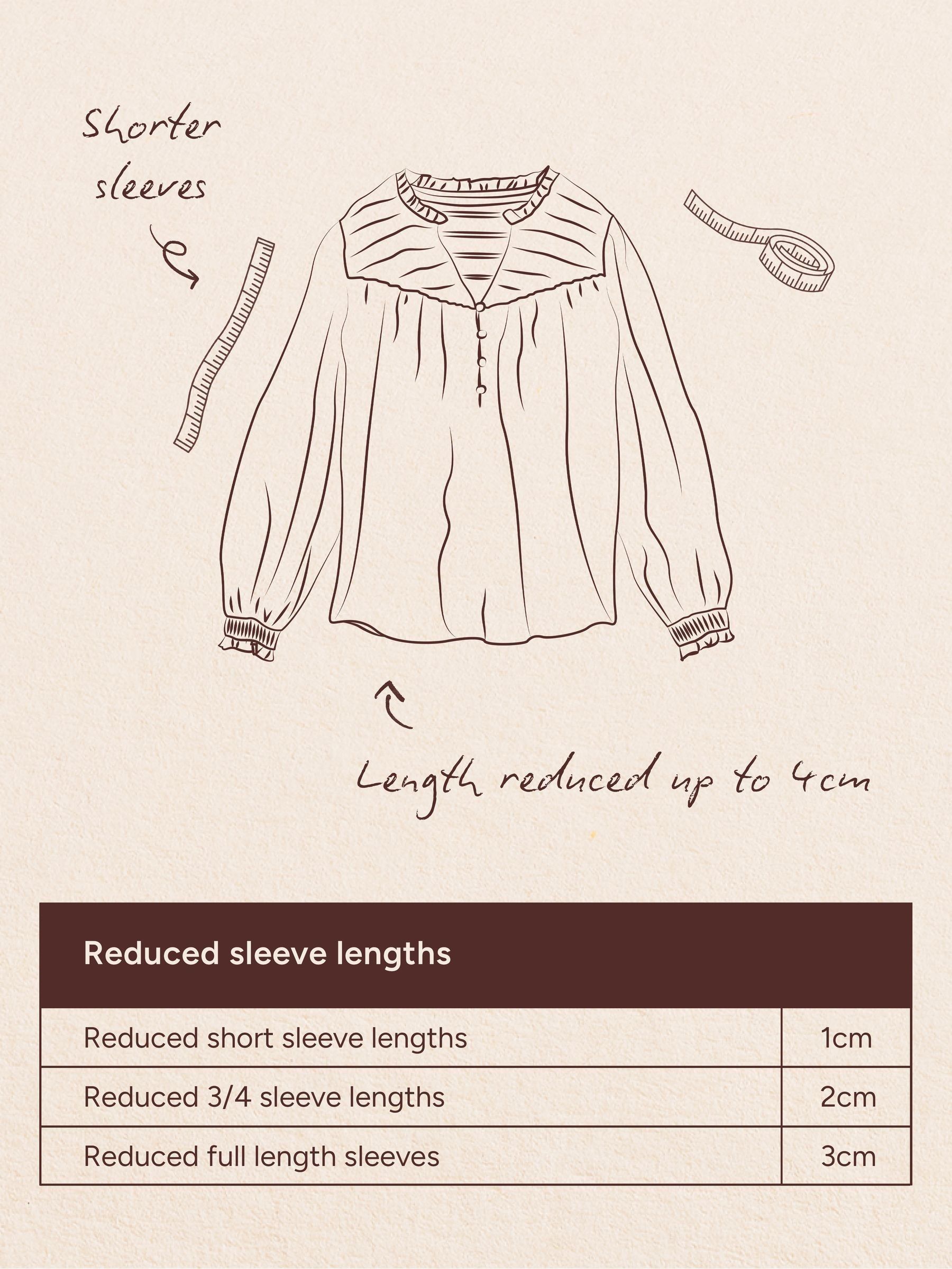 Millie Ivory Petite Embroidered Blouse - Image 7 of 7 Millie Ivory Petite Embroidered Blouse - Image 7 of 7