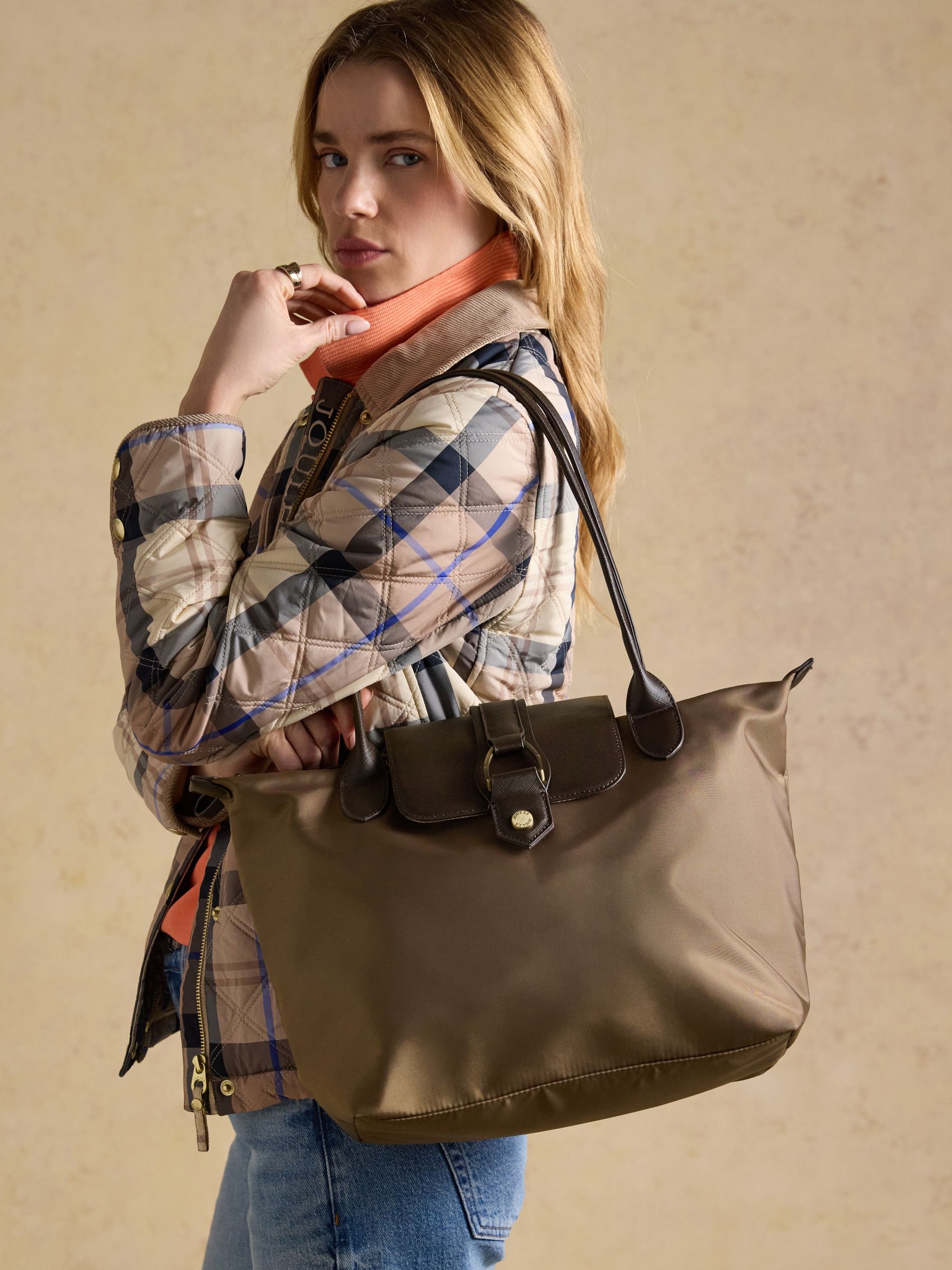 Edie Mocha Tote Shoulder Bag - Image 2 of 8