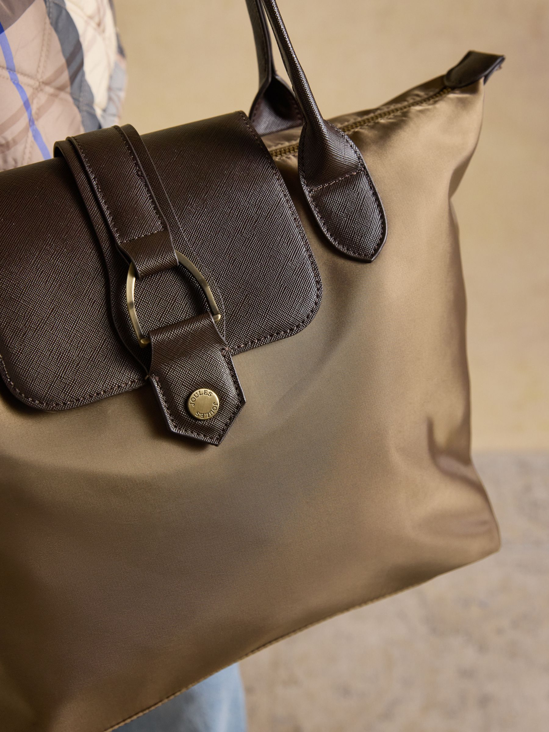 Edie Mocha Tote Shoulder Bag - Image 4 of 8