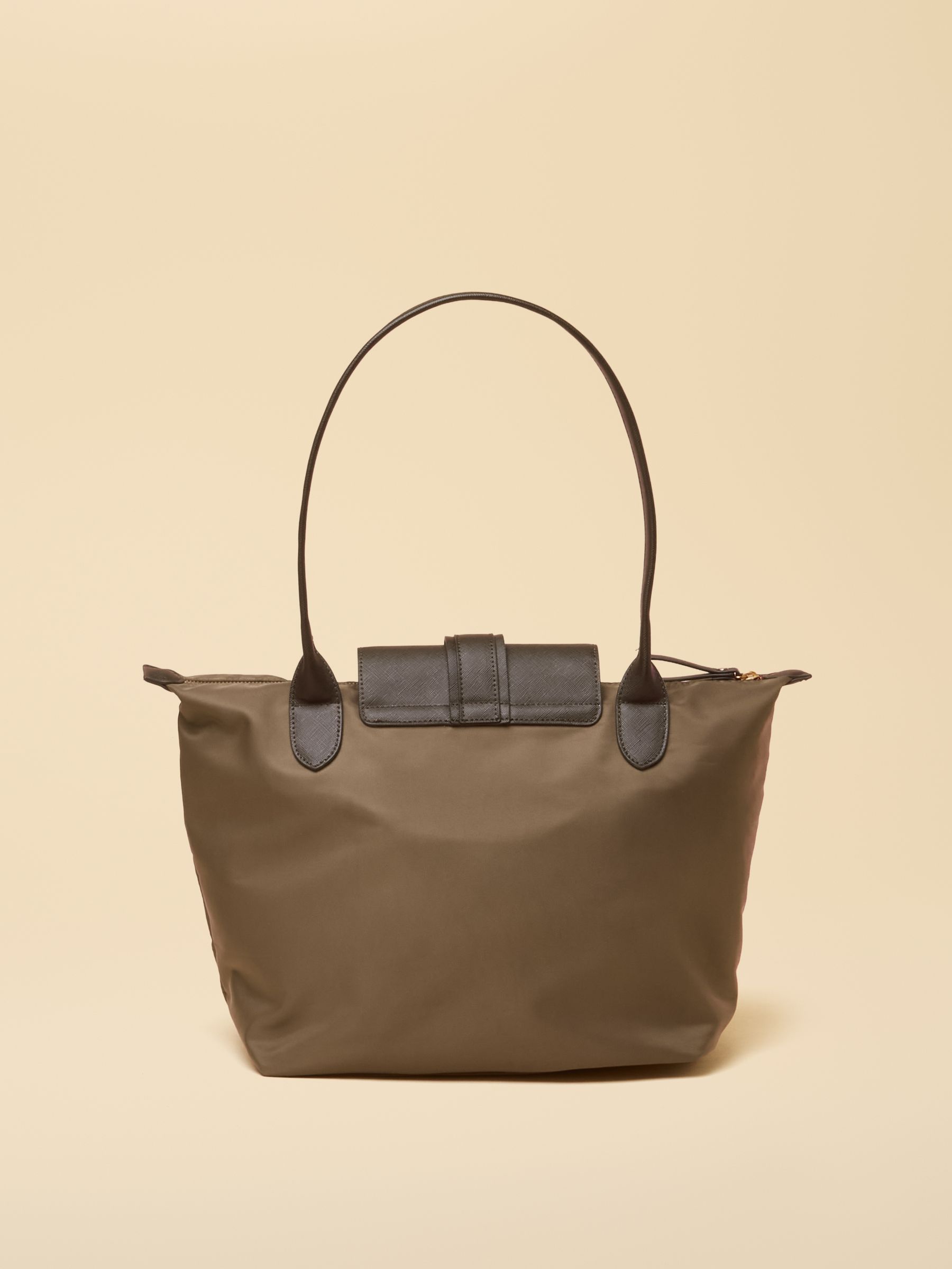 Edie Mocha Tote Shoulder Bag - Image 6 of 8