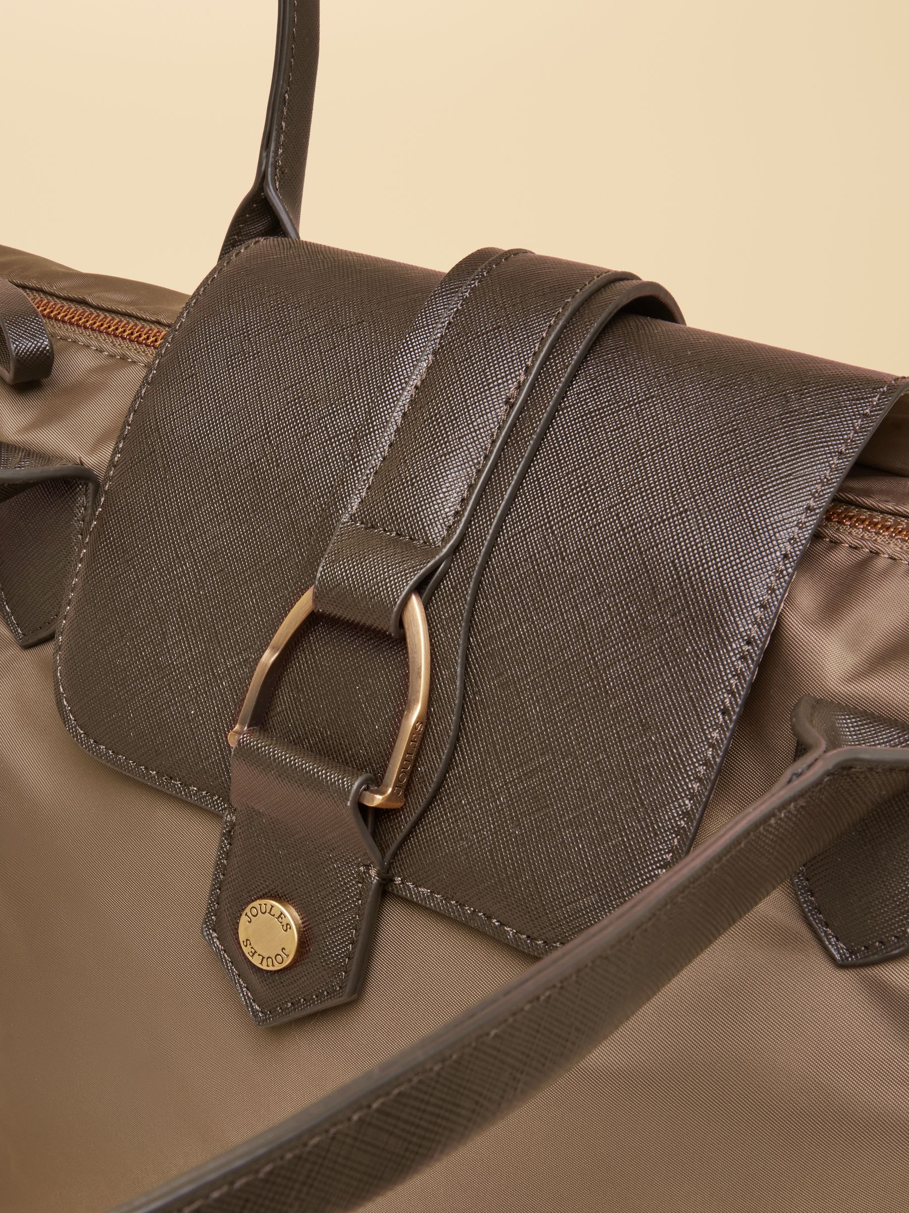 Edie Mocha Tote Shoulder Bag - Image 7 of 8