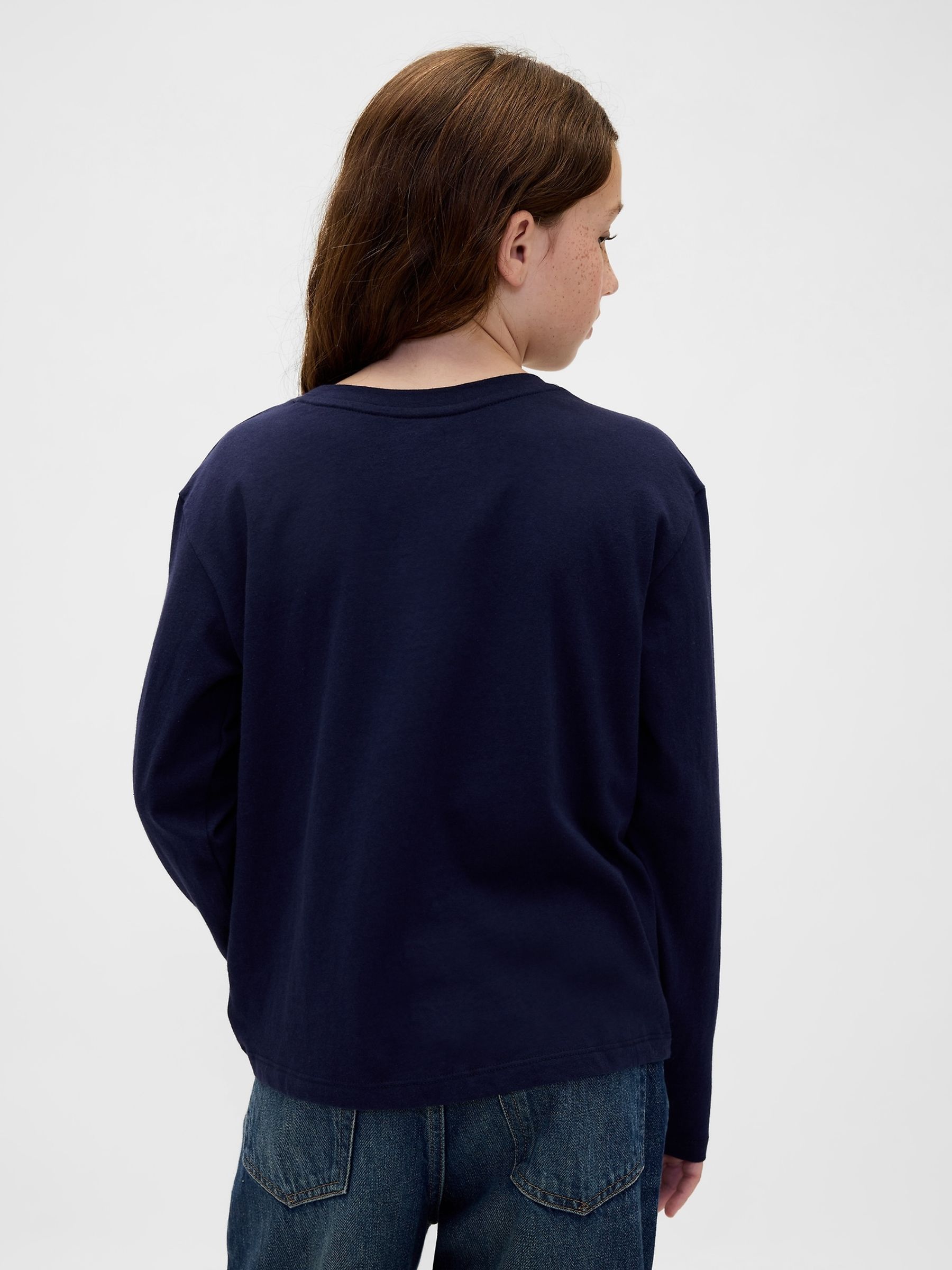 Navy Blue Relaxed Graphic T-Shirt (4-13yrs) - Image 2 of 4 Navy Blue Relaxed Graphic T-Shirt (4-13yrs) - Image 2 of 4