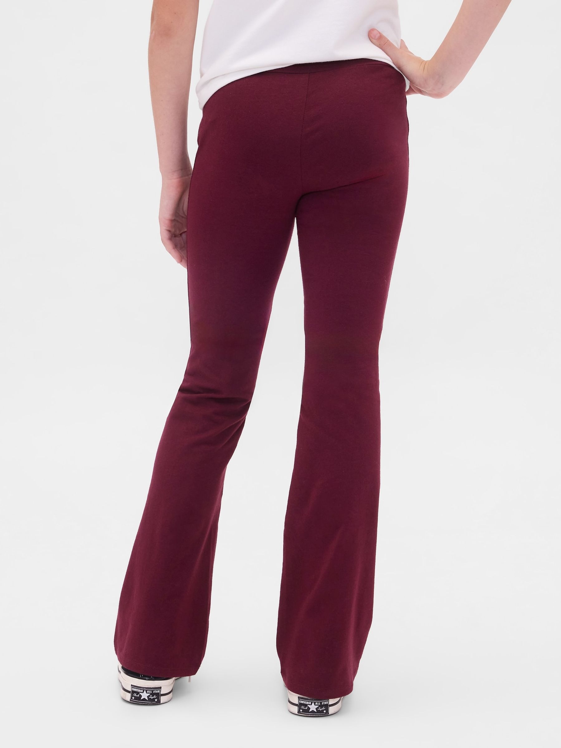 Red Flare Leggings (4-13yrs) - Image 2 of 5