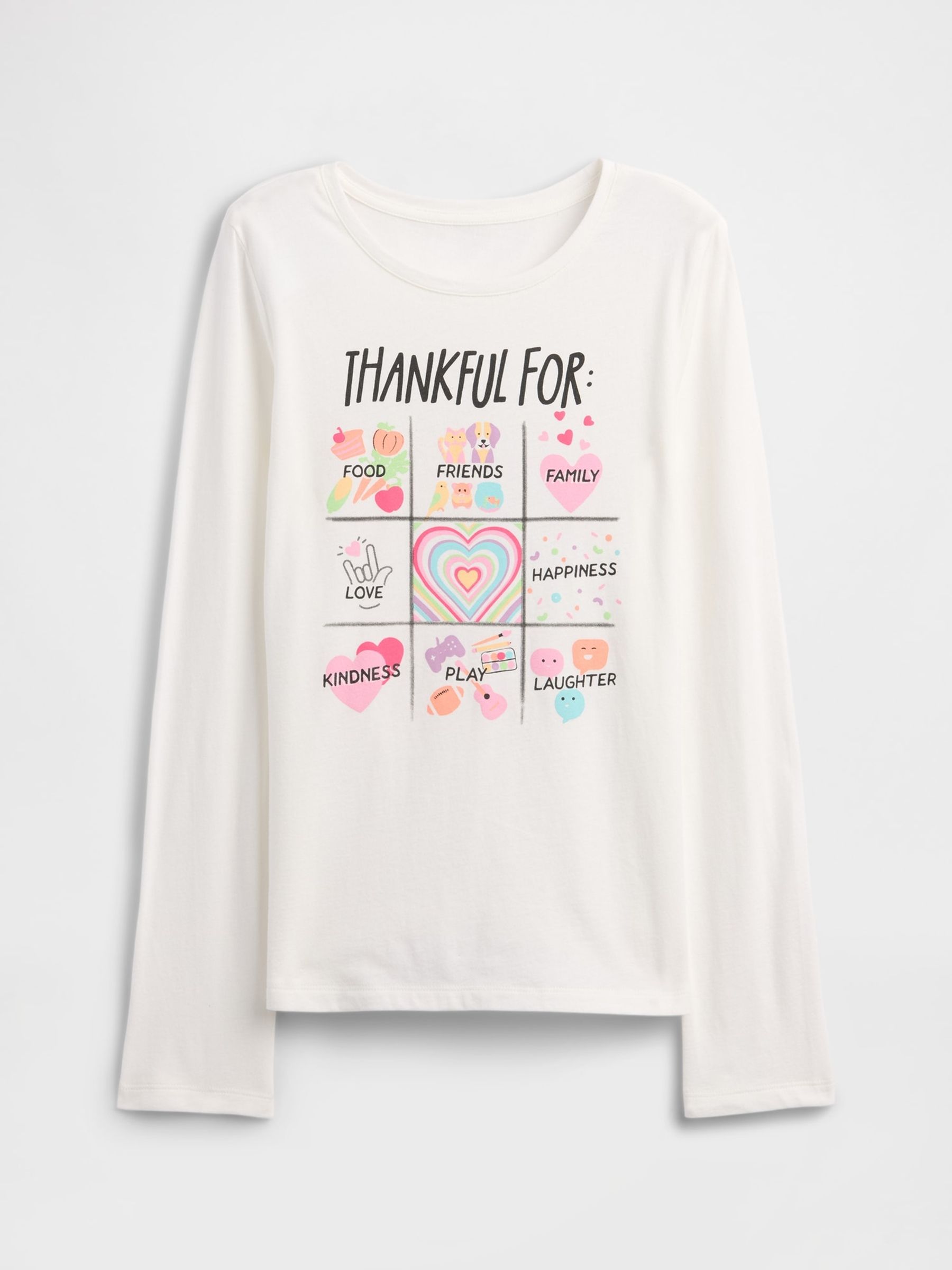 White Graphic T-Shirt (4-13yrs) - Image 1 of 2