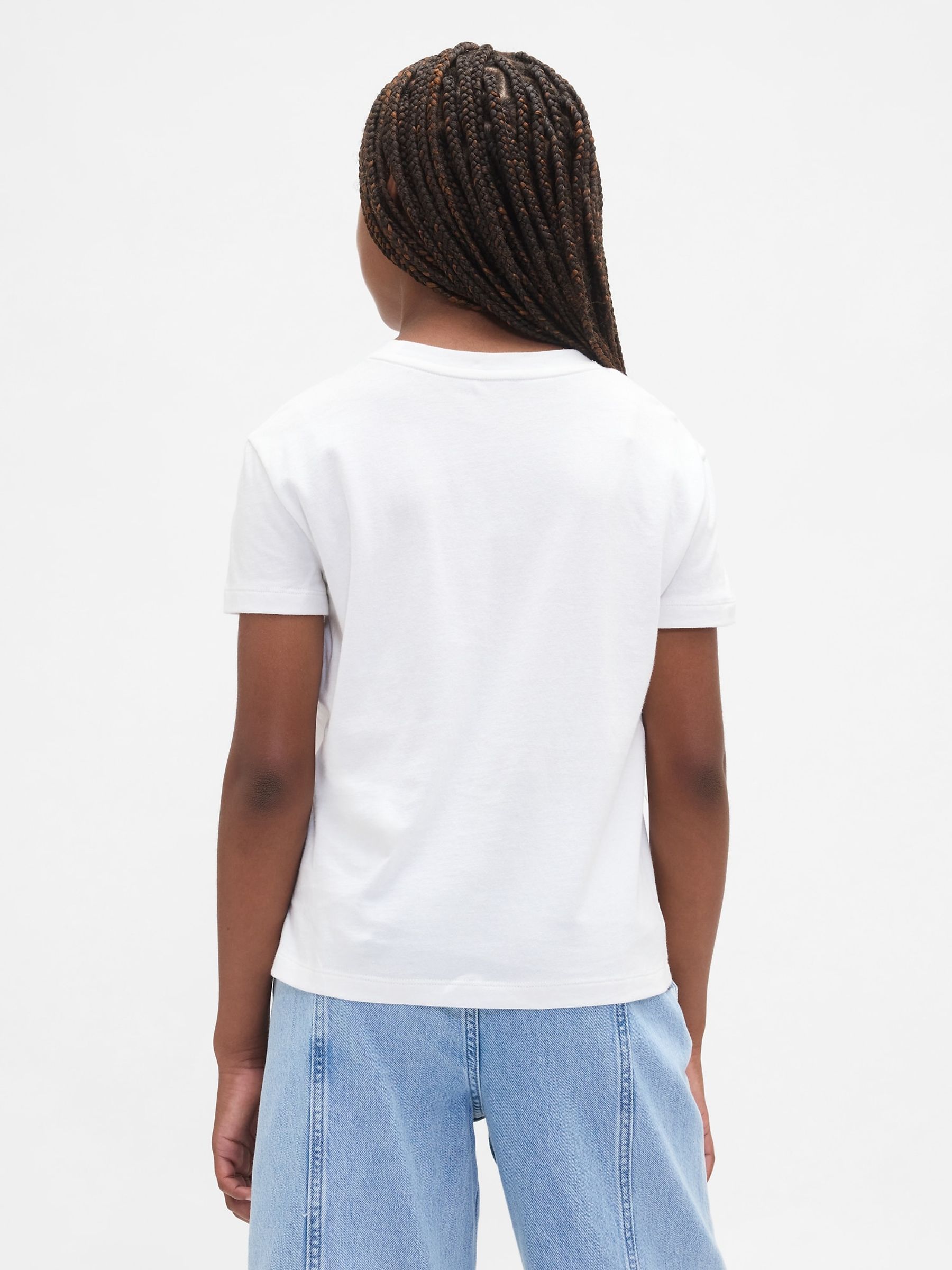 White Graphic Crew Neck Short Sleeve T-Shirt (4-13yrs) - Image 2 of 4