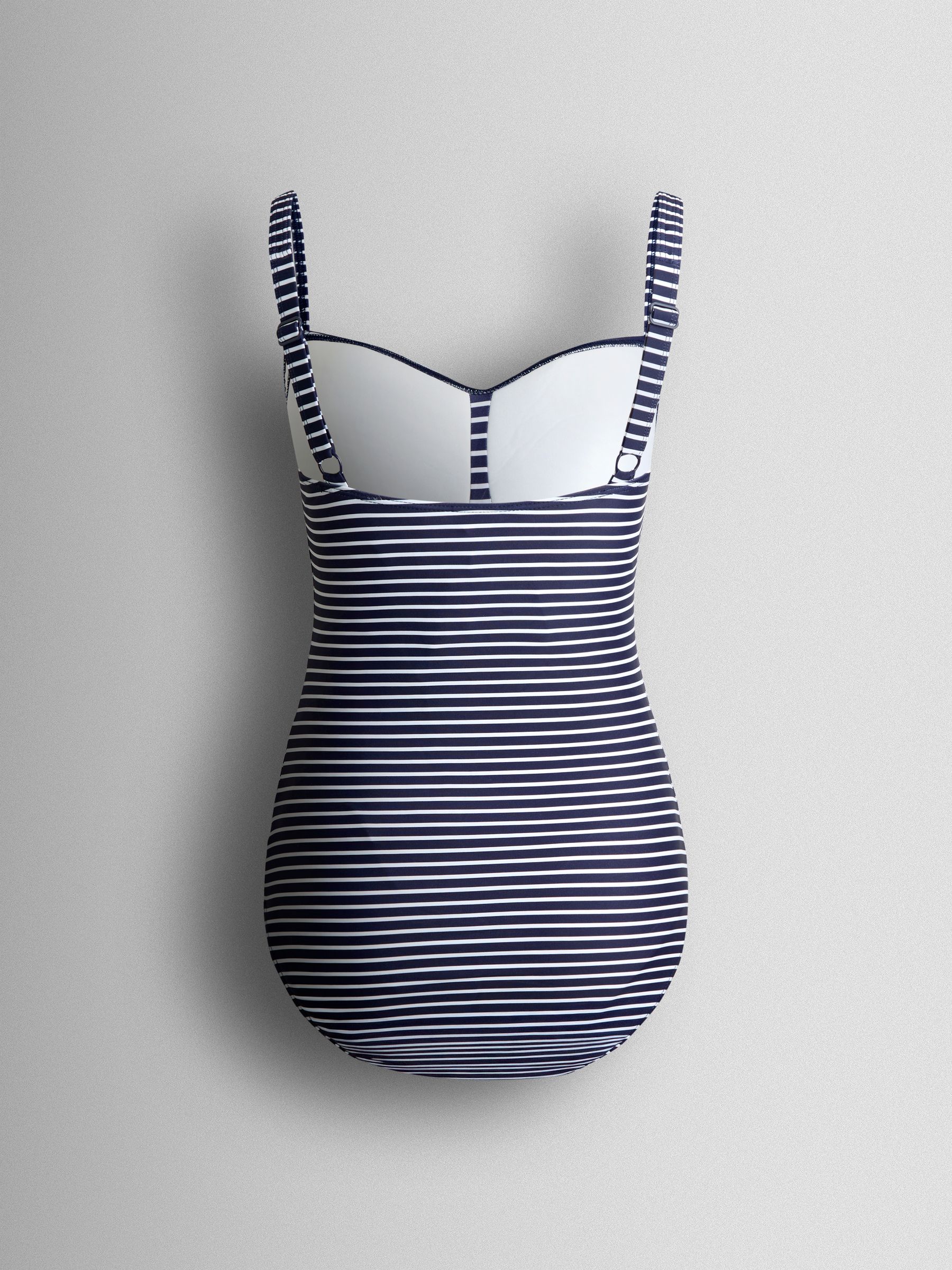 Blue Sleeveless V Neck Maternity Swimsuit - Image 7 of 7