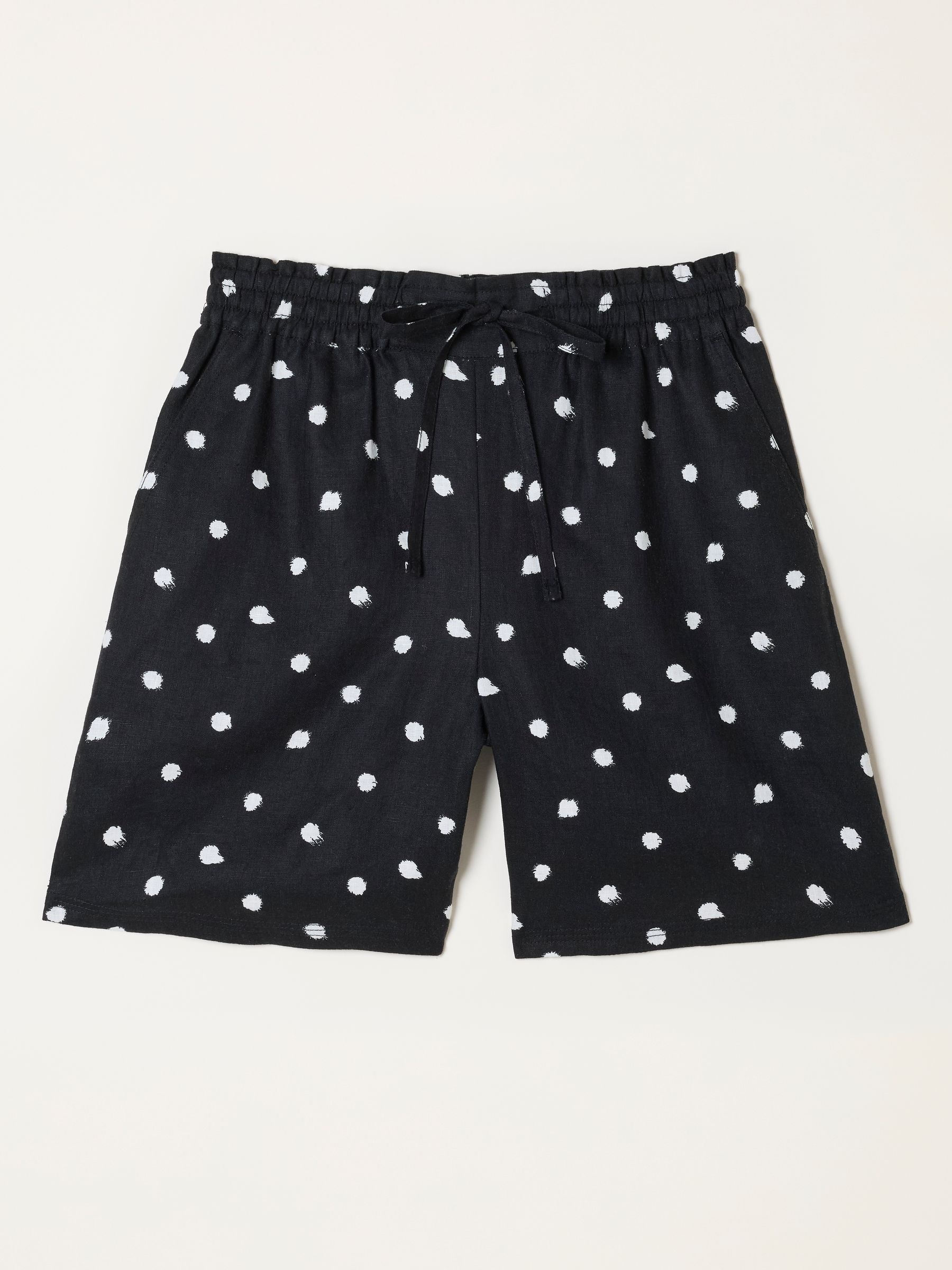 Cassie Black Painted Spot Ric Rack Shorts - Image 6 of 6