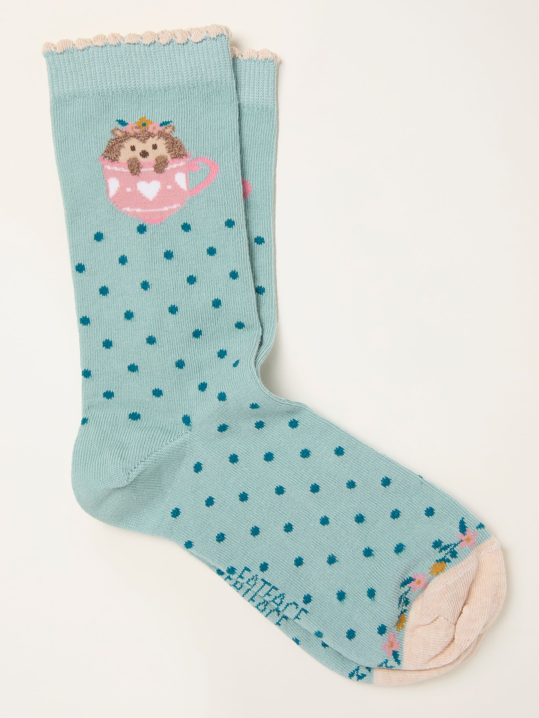 Green Haze Hedgehog Socks - Image 1 of 2