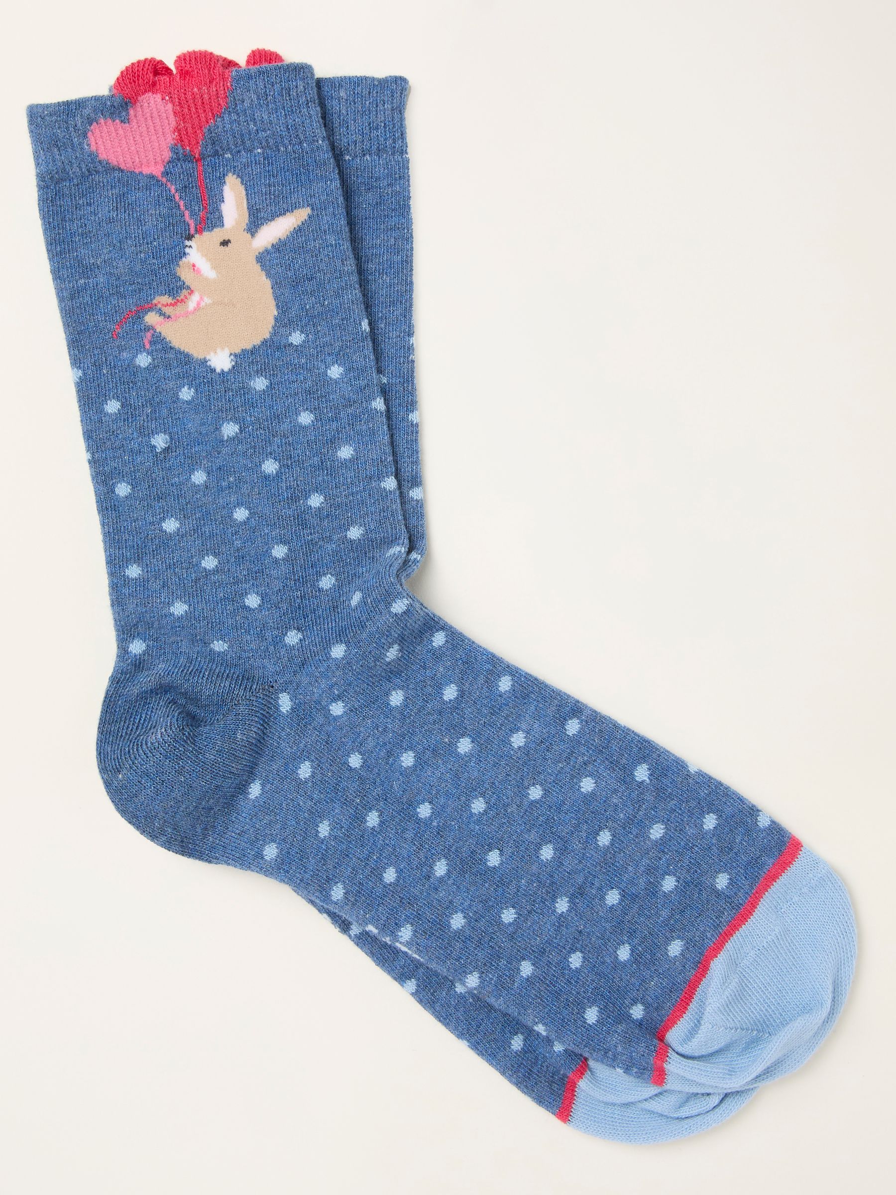 Navy Bunny Socks - Image 1 of 2