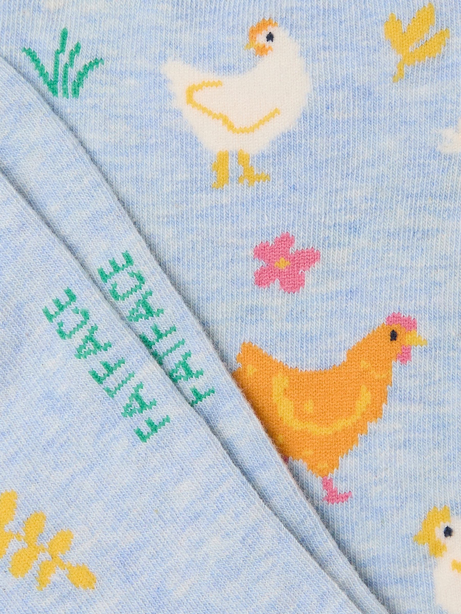 Light Blue Chicken Socks - Image 2 of 2