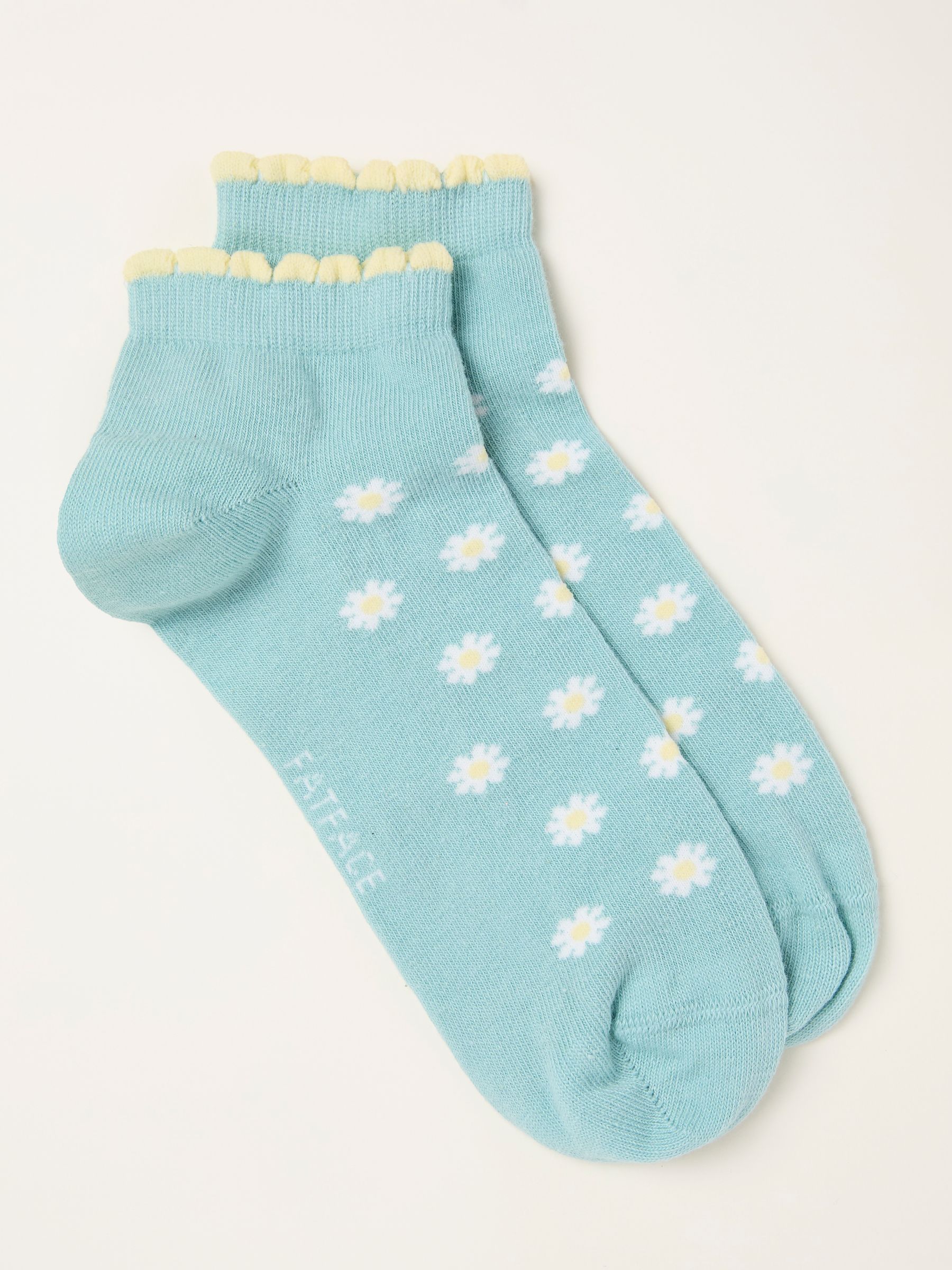 Green Haze Daisy Trainer Socks - Image 1 of 2
