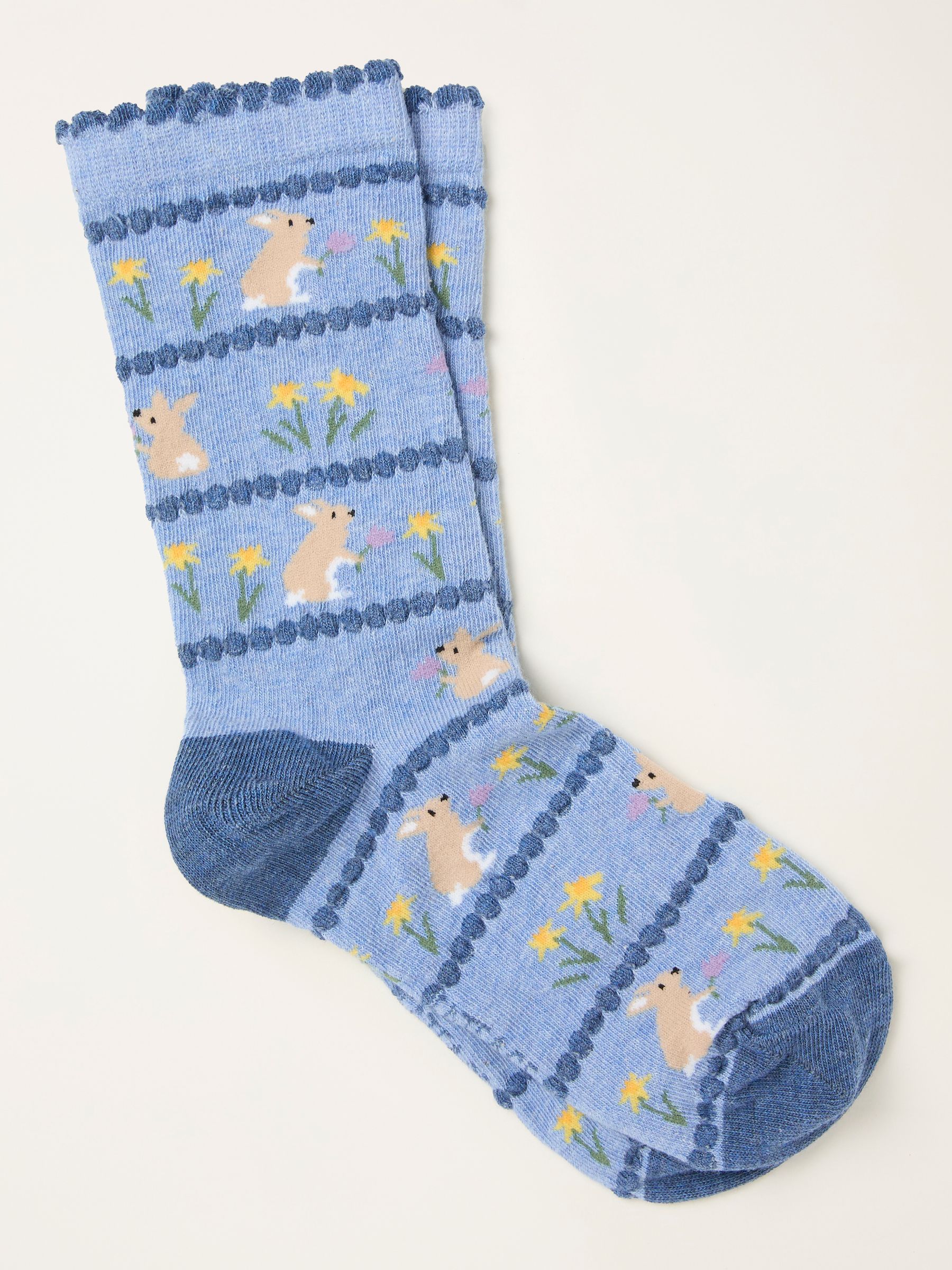 Blue Bunny Socks - Image 1 of 2