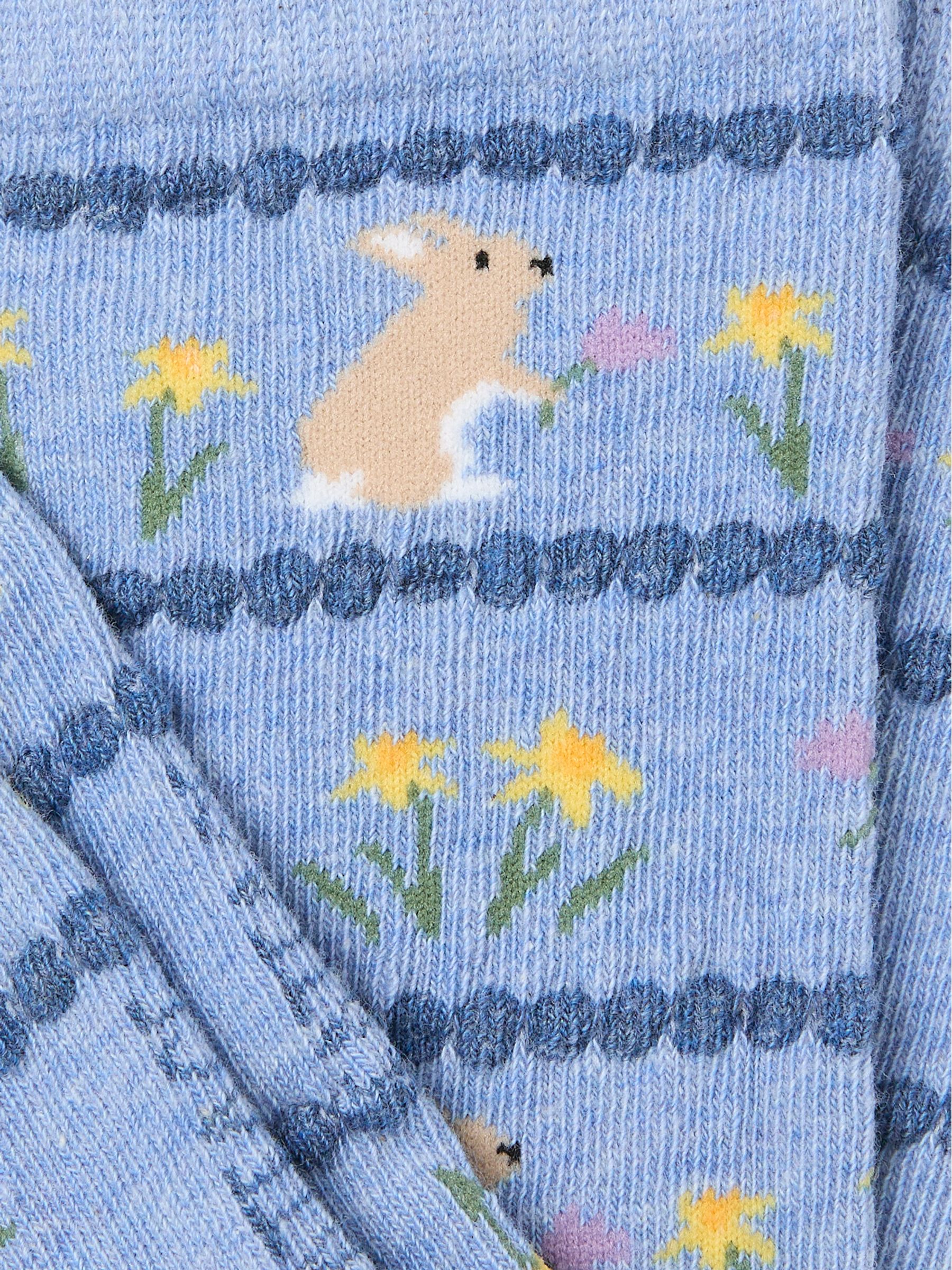 Blue Bunny Socks - Image 2 of 2 Blue Bunny Socks - Image 2 of 2