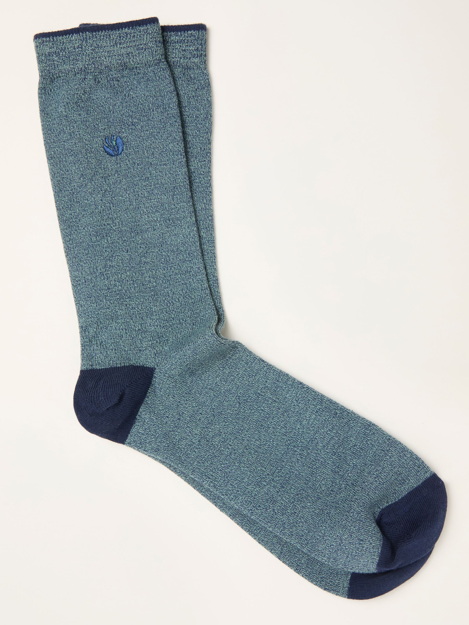 Blue Plain Socks - Image 1 of 2